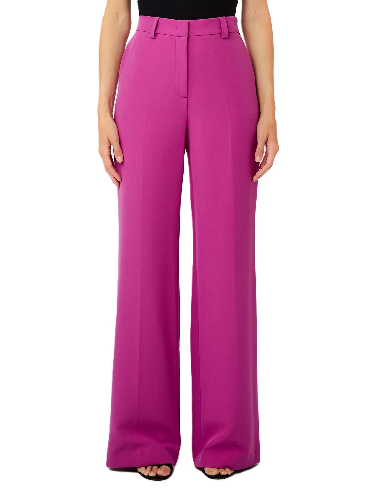 PANTALONI PALAZZO ELEGANTI DONNA ROSA