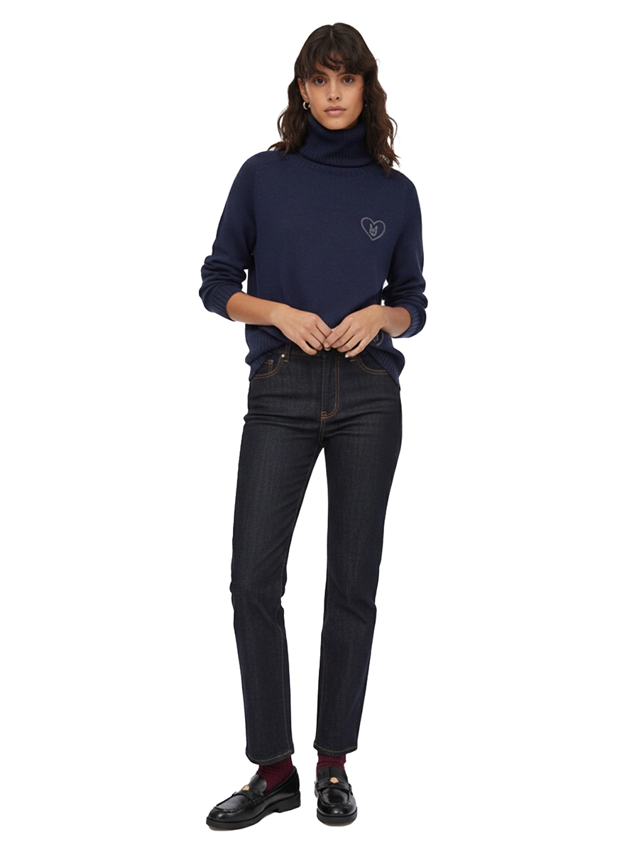 JEANS SLIM FIT VITA REGOLARE DONNA BLUE JEANS