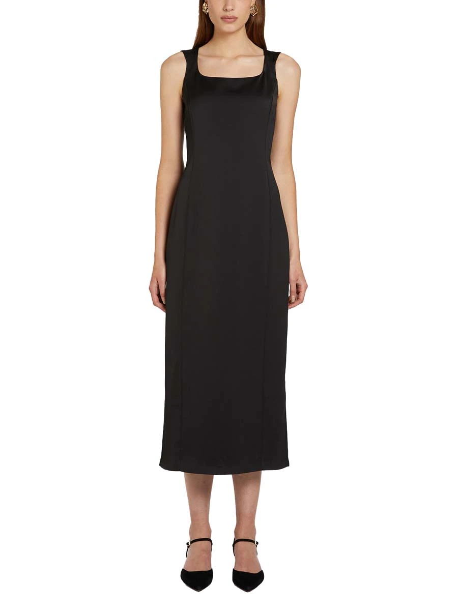 VESTITO LUNGO  FIT SEMI ADERENTE DONNA NERO