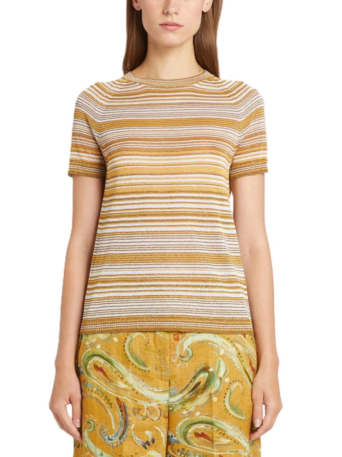 TOP  CON SPALLINE SOTTILE DONNA GIALLO