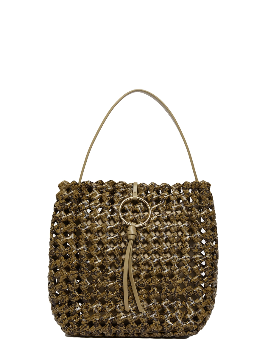 BORSA A SPALLA  MLAOTTICO DONNA MARRONE