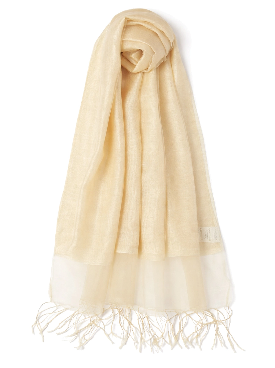 STOLA IN SETA E VISCOSA DONNA ROSA