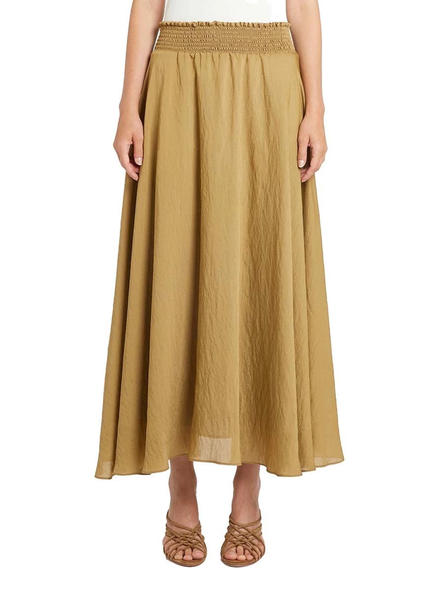 GONNA LUNGA CON CINTURINO DONNA MARRONE