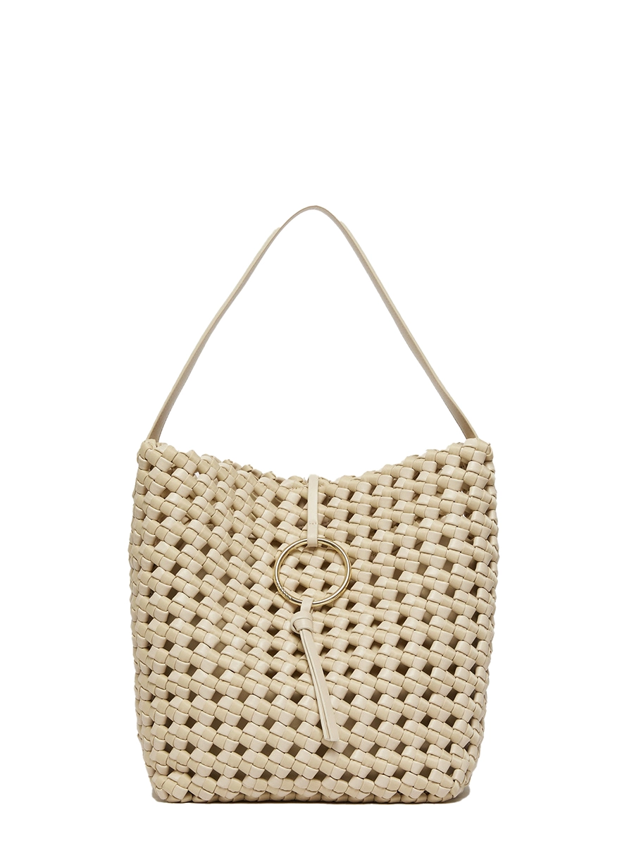 BORSA A SPALLA MLABARCA DONNA BEIGE