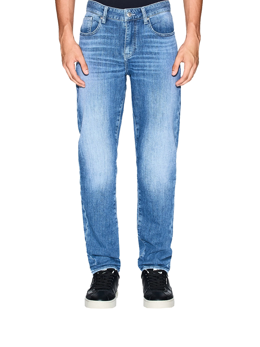 JEANS SKINNY MEDIO LAVAGGIO UOMO BLU