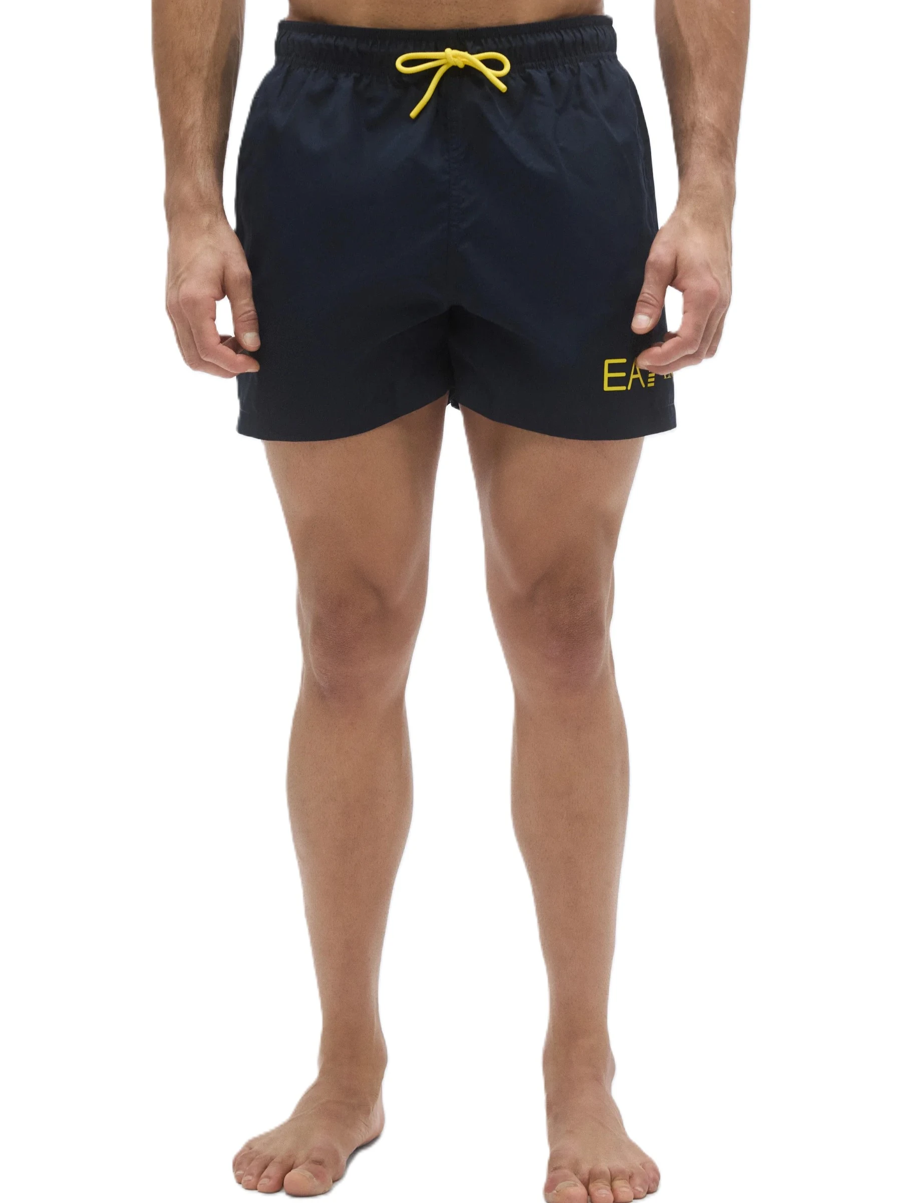 COSTUME BOXER CON FASCIA ELASTICA CON COULISSE UOMO BLU CHIARO