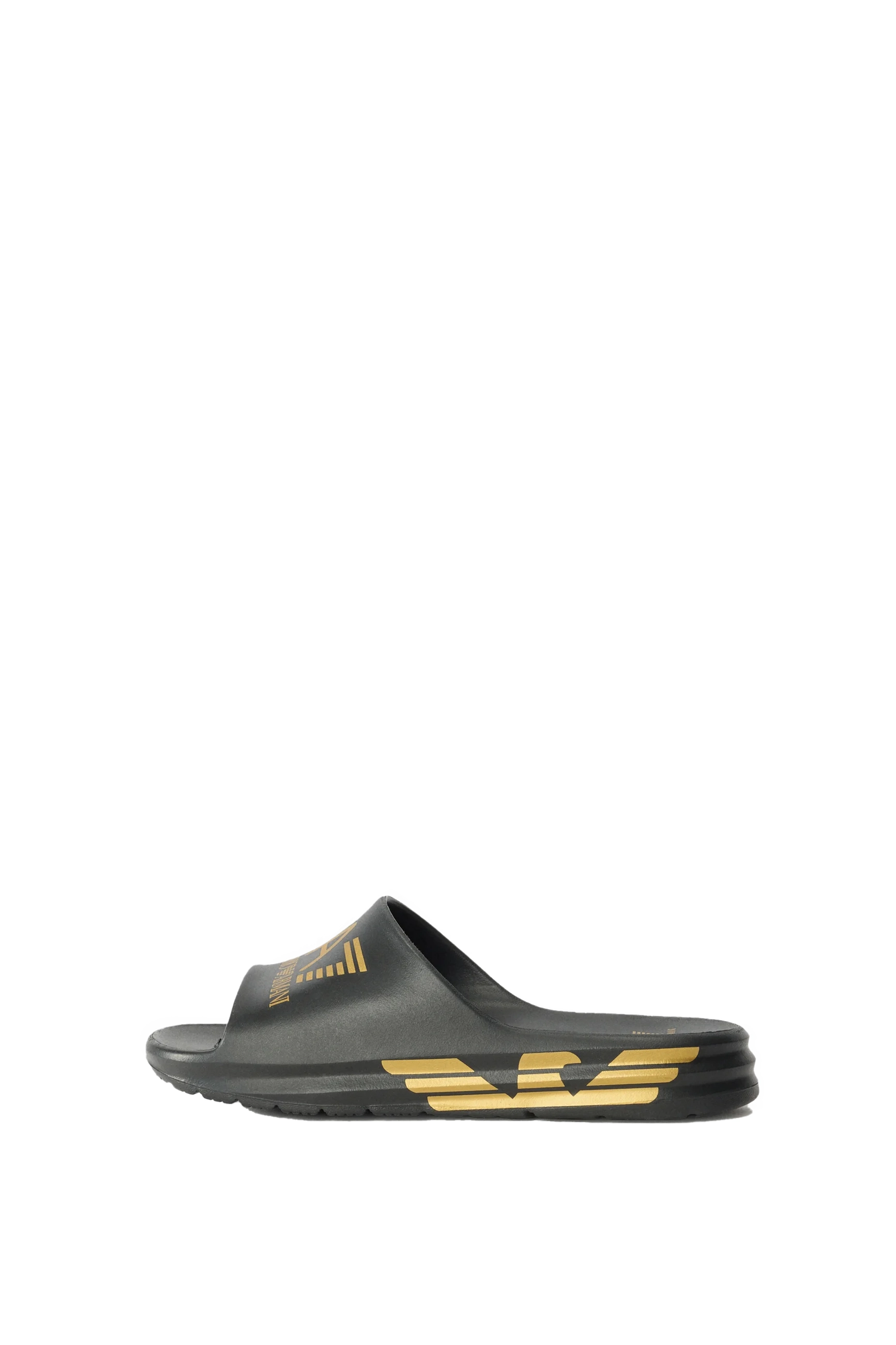 CIABATTE 7X000356AF18618 UOMO NERO ORO