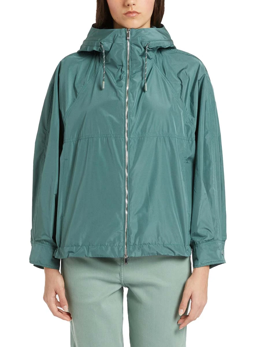 GIACCA IMPERMEABILE MANICHE REGLAN DONNA VERDE