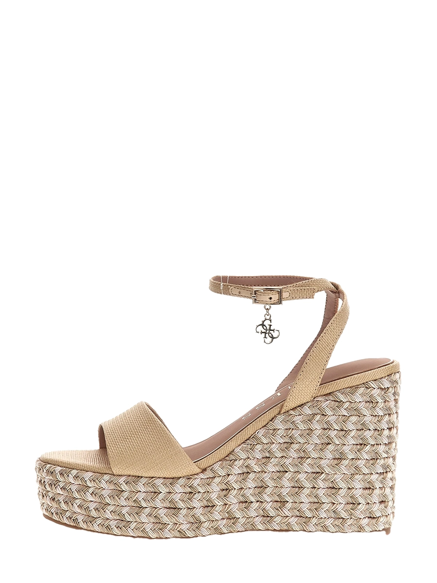 SANDALI CON ZEPPA EVERLY FLJERLELE04 DONNA ECRU