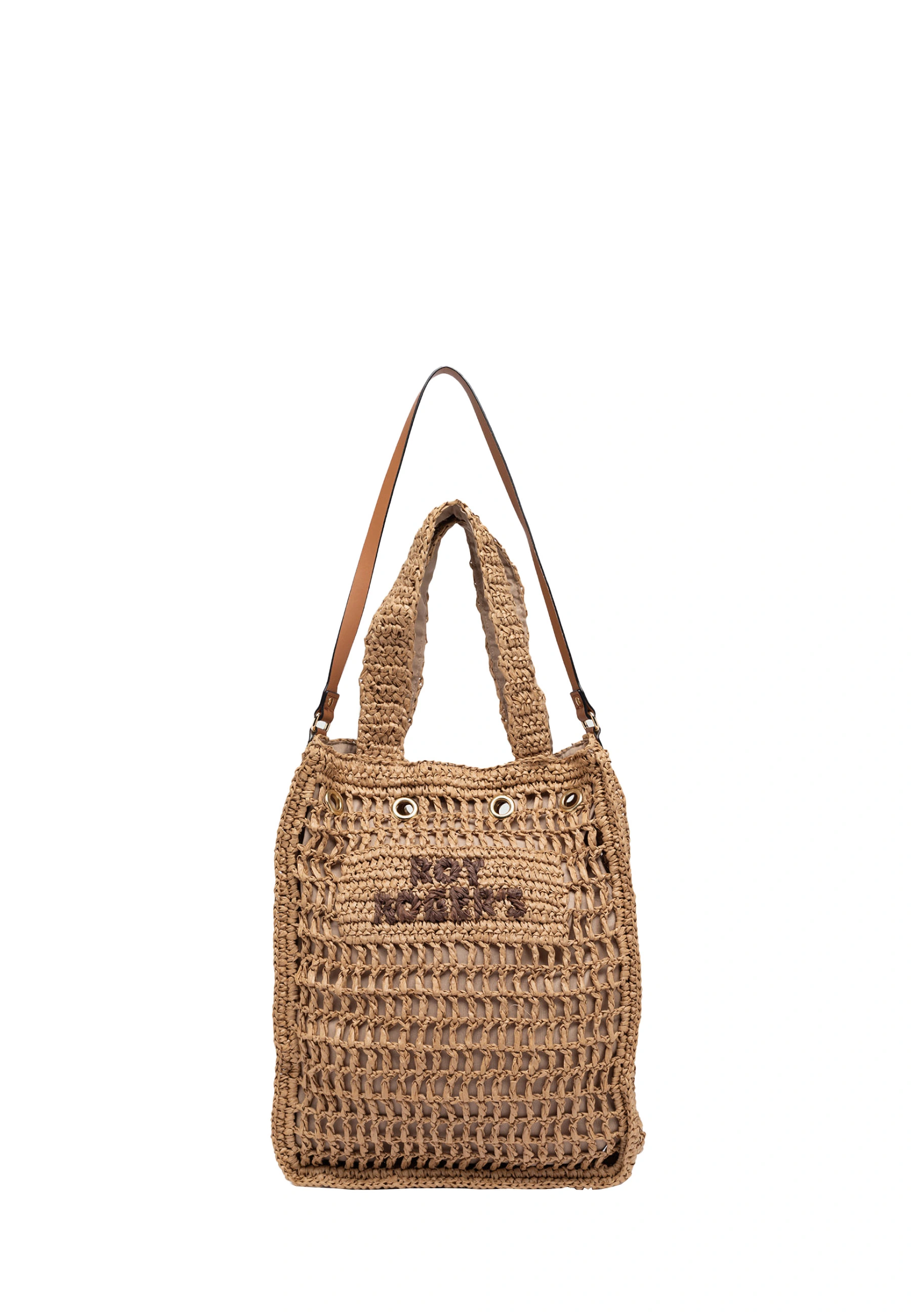 BORSA A SPALLA RND90345CS52XXXX DONNA BEIGE