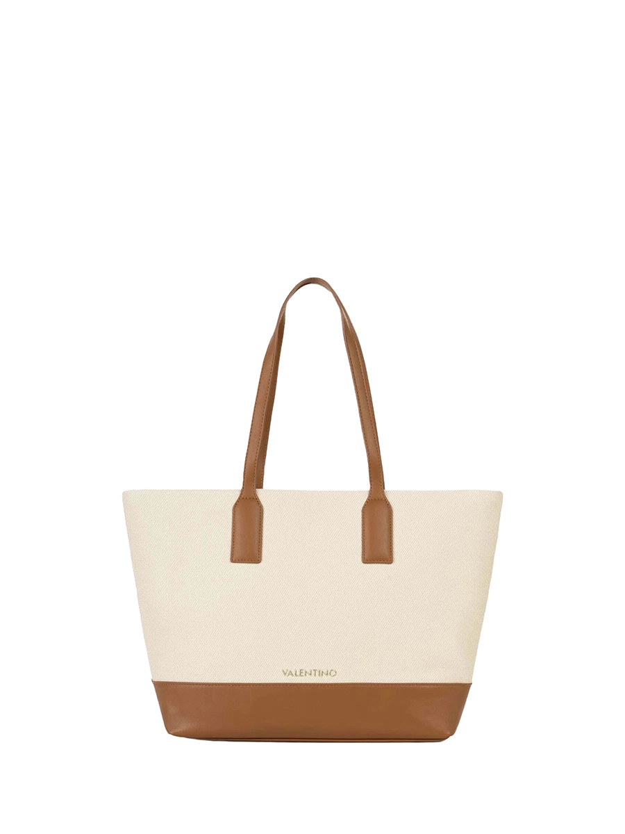 BORSA A SPALLA VBS9PS01 DONNA AVORIO/CUOIO