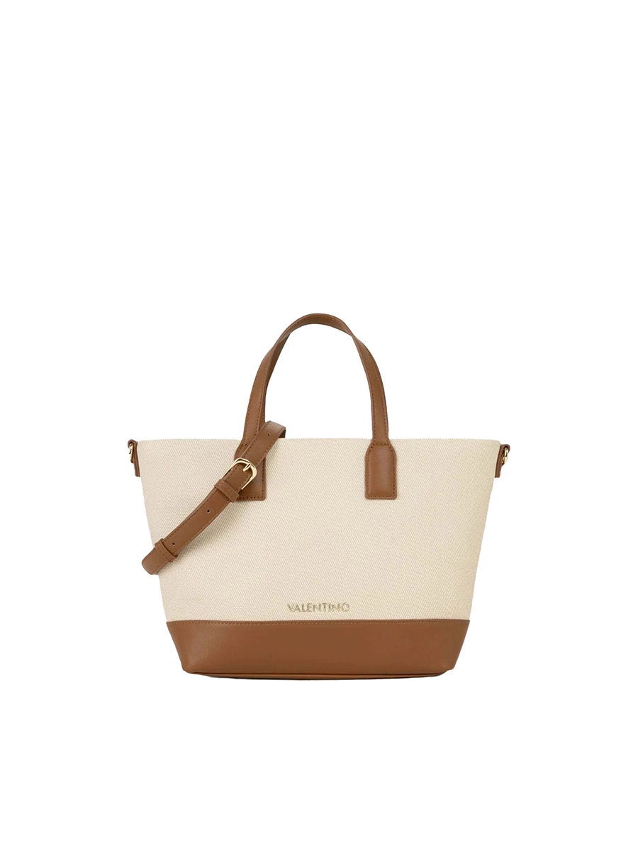 BORSA A MANO VBS9PS04 DONNA AVORIO/CUOIO