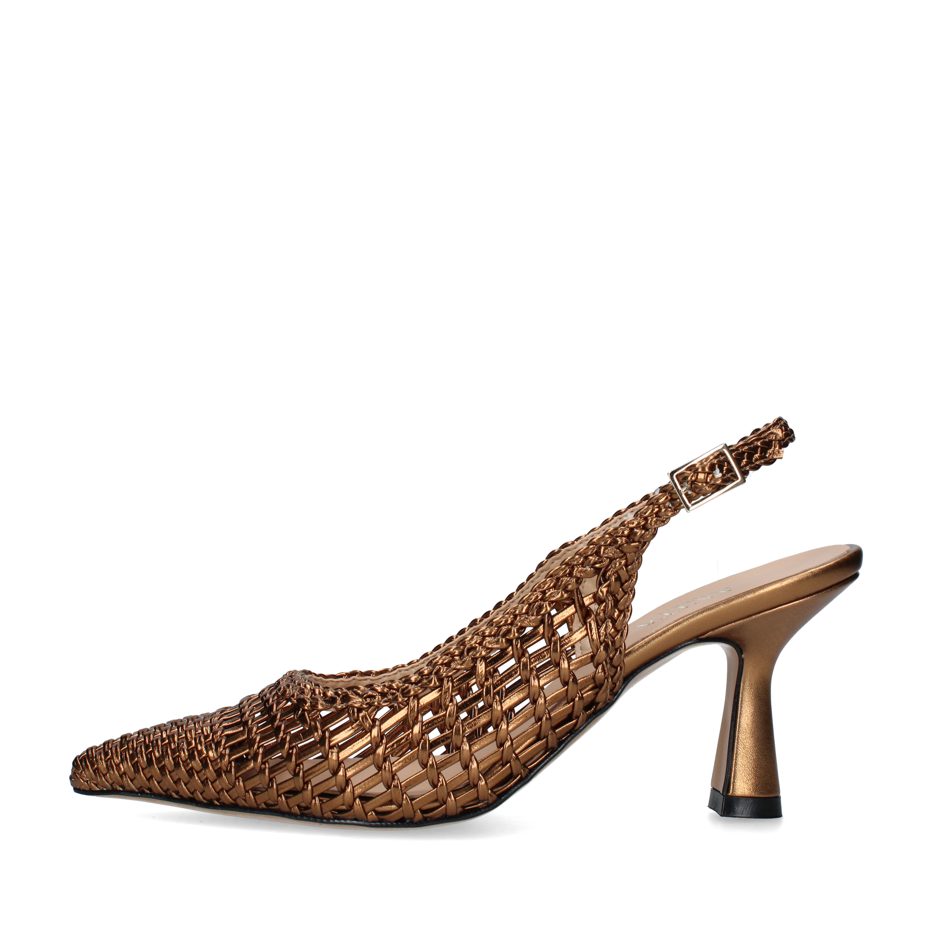 Sandali Con Tacco Alto 8 Cm E Punta Aperta – Tomaia In PU, Cerniera Posteriore, Stivaletti Estivi Eleganti Per Donna