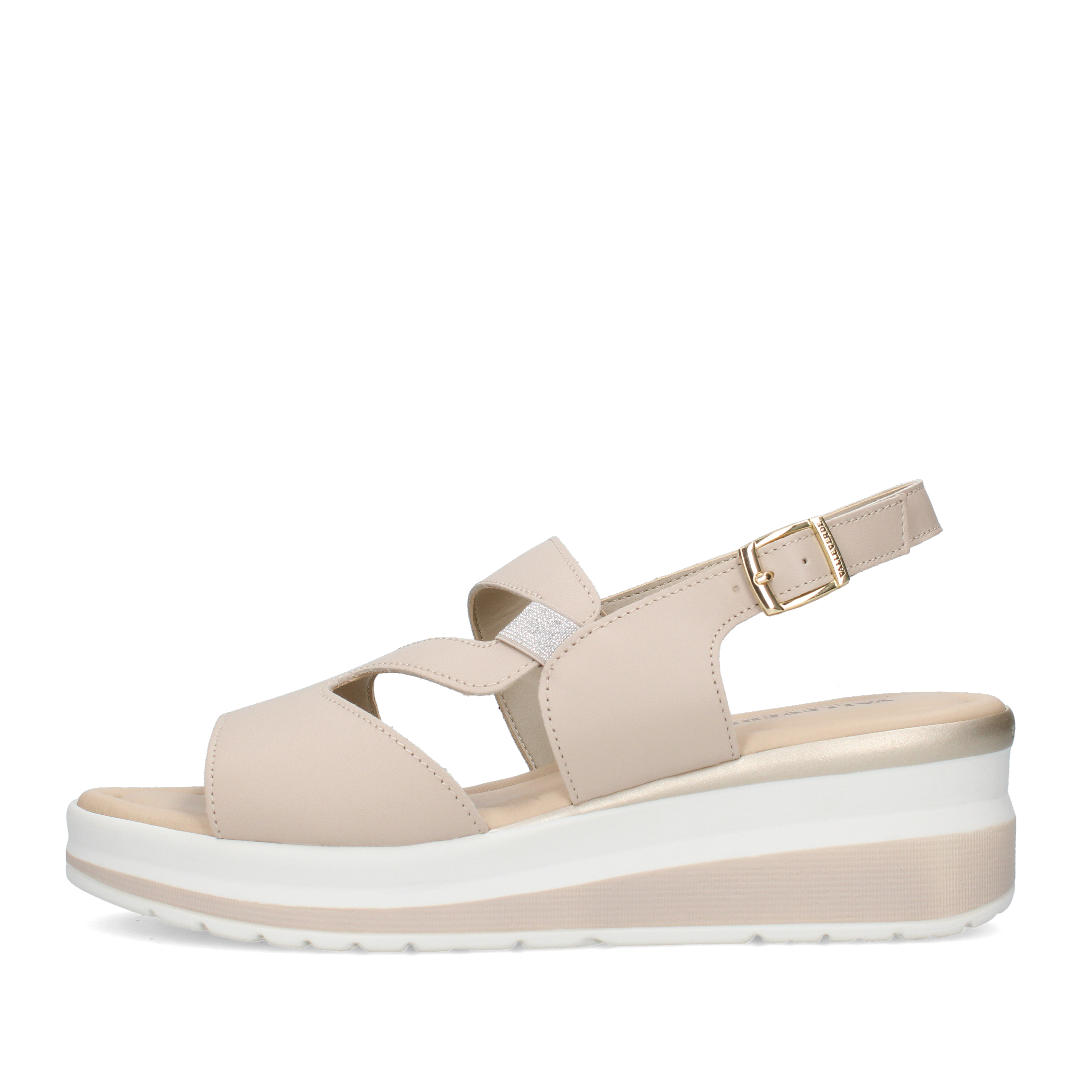 SANDALI CON ZEPPA VGI302M DONNA BEIGE