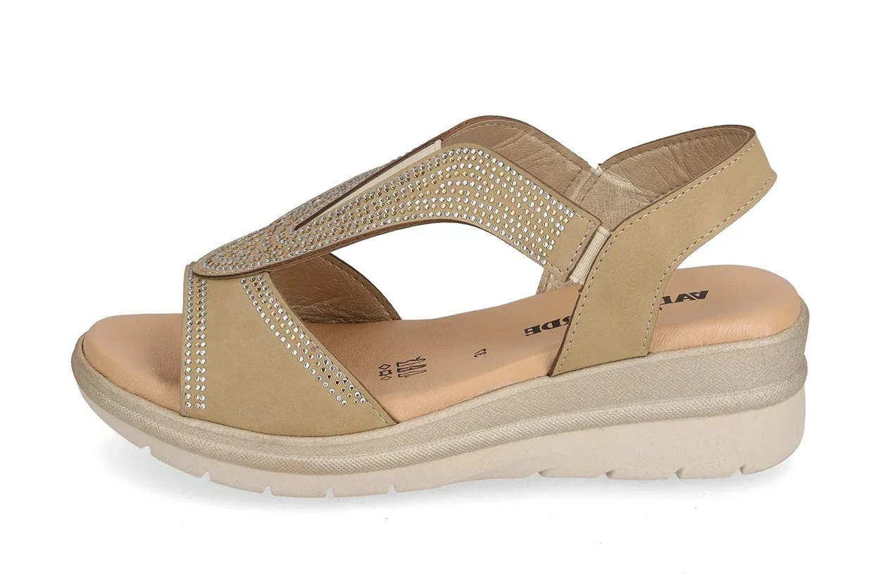 SANDALI 55565 DONNA CUOIO