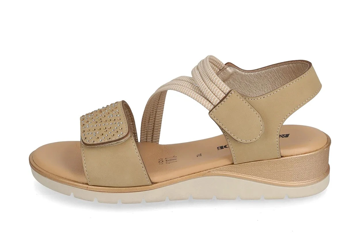 SANDALI 55570 DONNA BEIGE