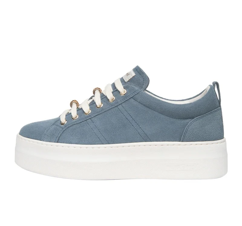 SNEAKERS BASSE E615310D DONNA CELESTE