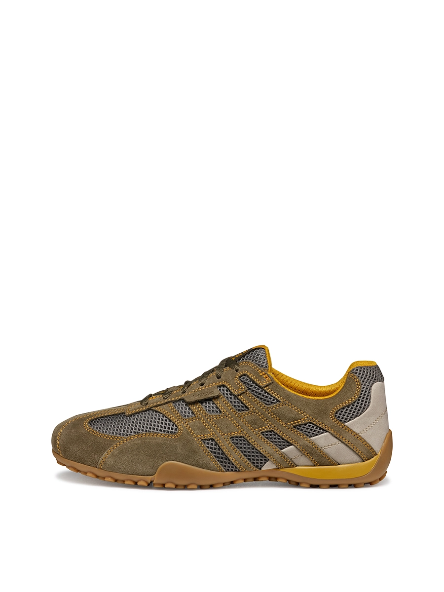 SNEAKERS BASSE U55MNA02214 UOMO VERDE MILITARE