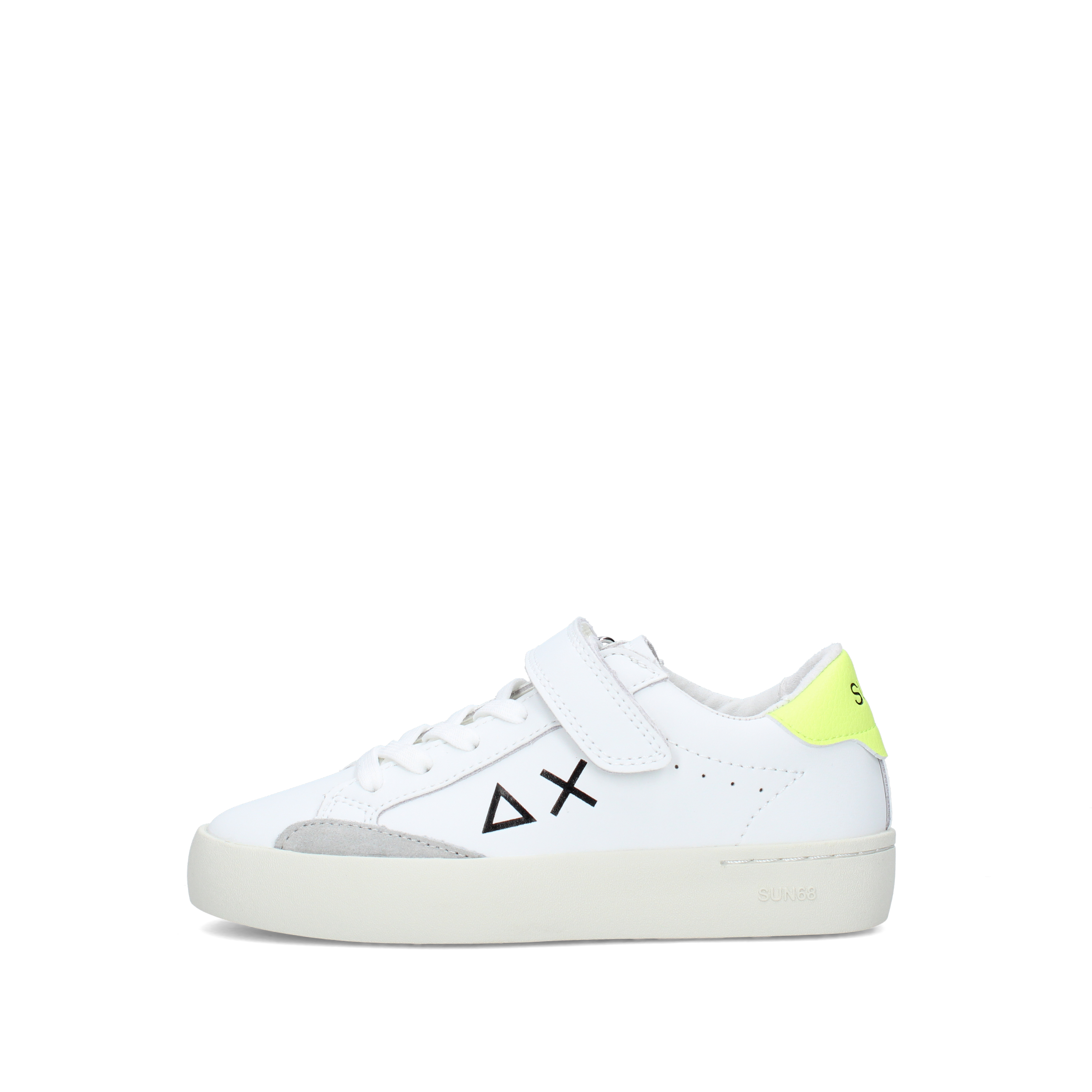 SNEAKERS BASSE Z36338K BAMBINO BIANCO GIALLO