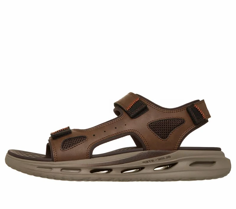 SANDALI 211371 UOMO MARRONE