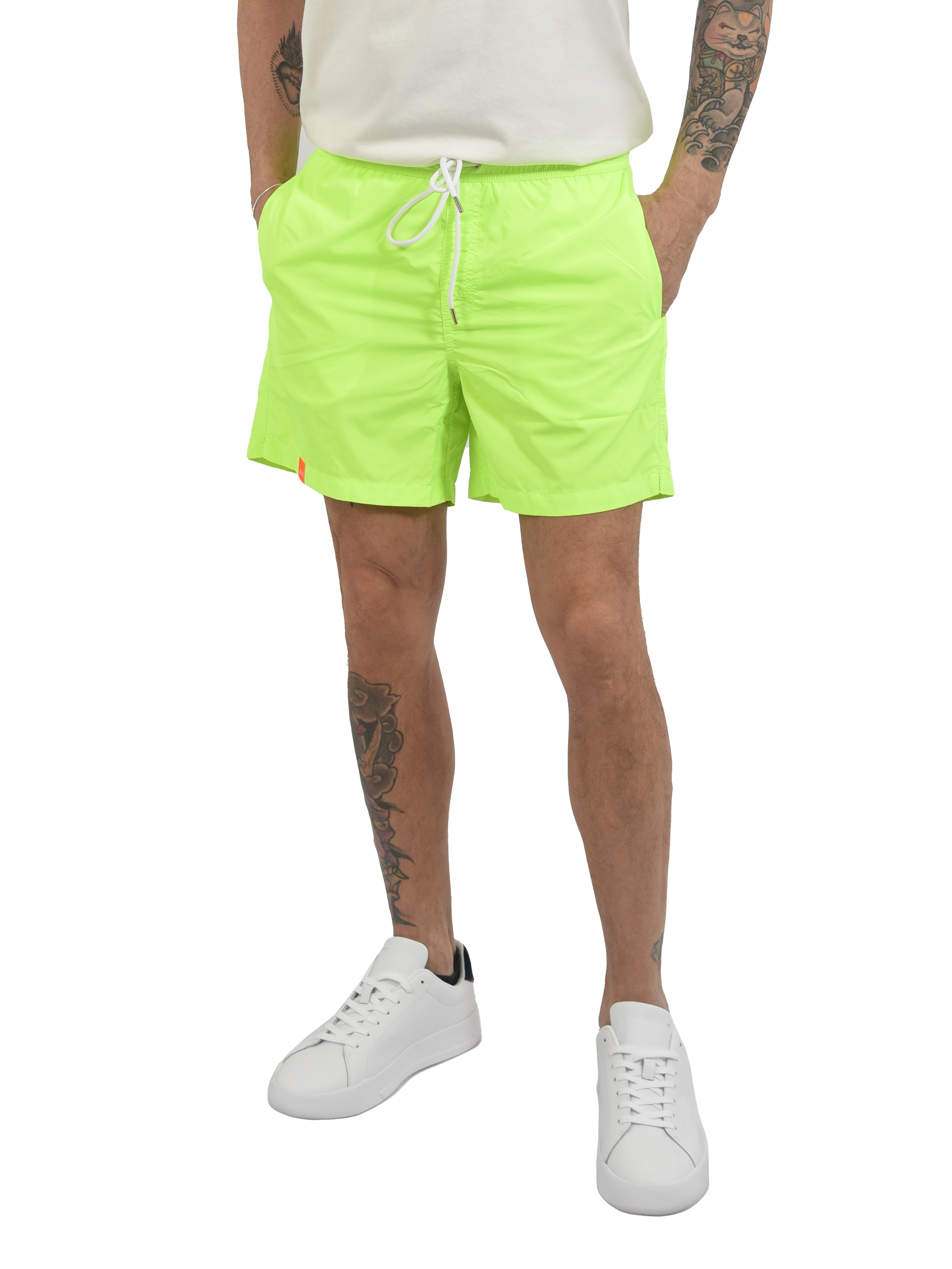 COSTUME BOXER CON LACCI REGOLABILI UOMO GIALLO