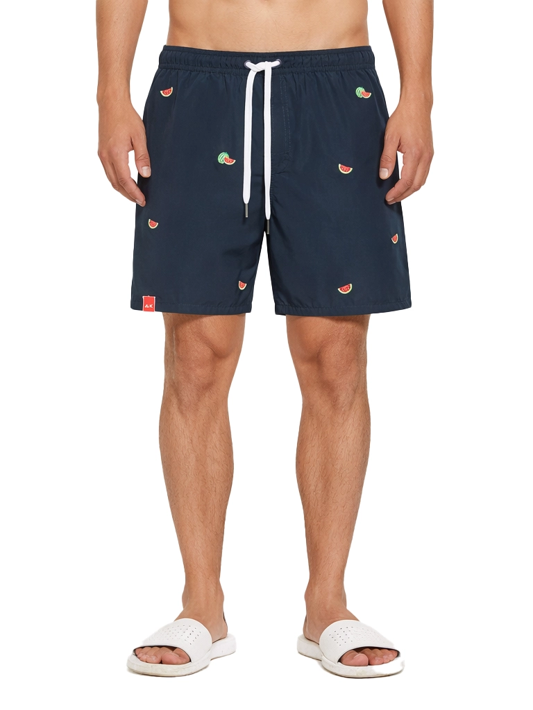 COSTUME BOXER CON RICAMI FANTASIA UOMO BLU