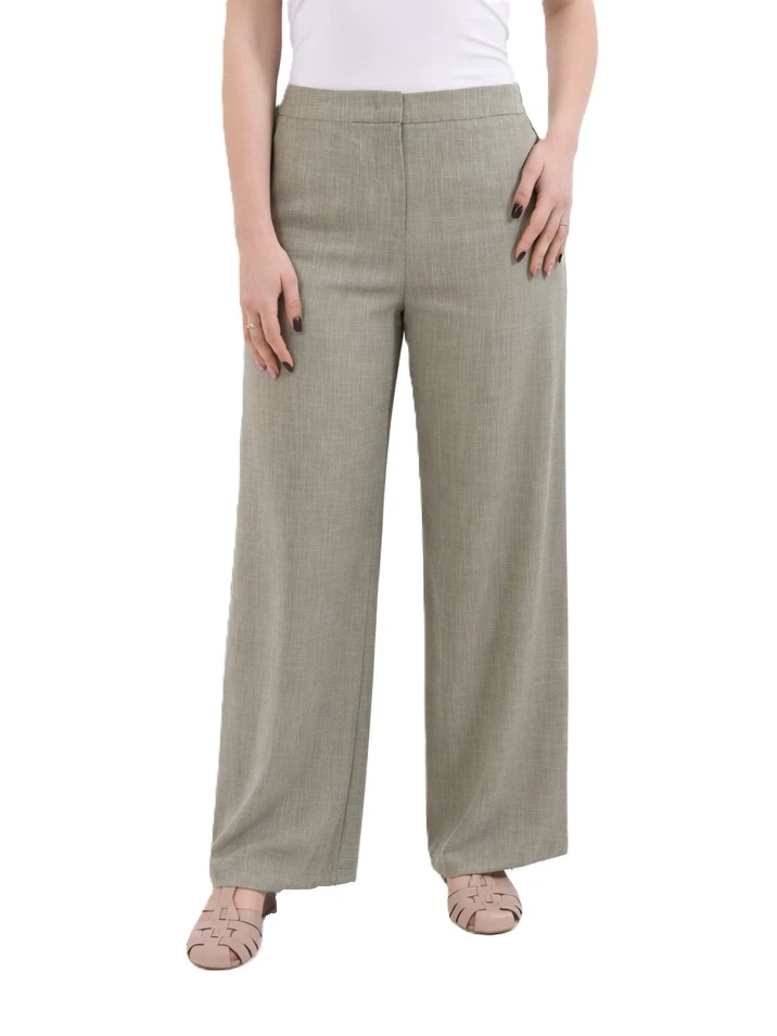 PANTALONE PALAZZO DONNA MARRONE