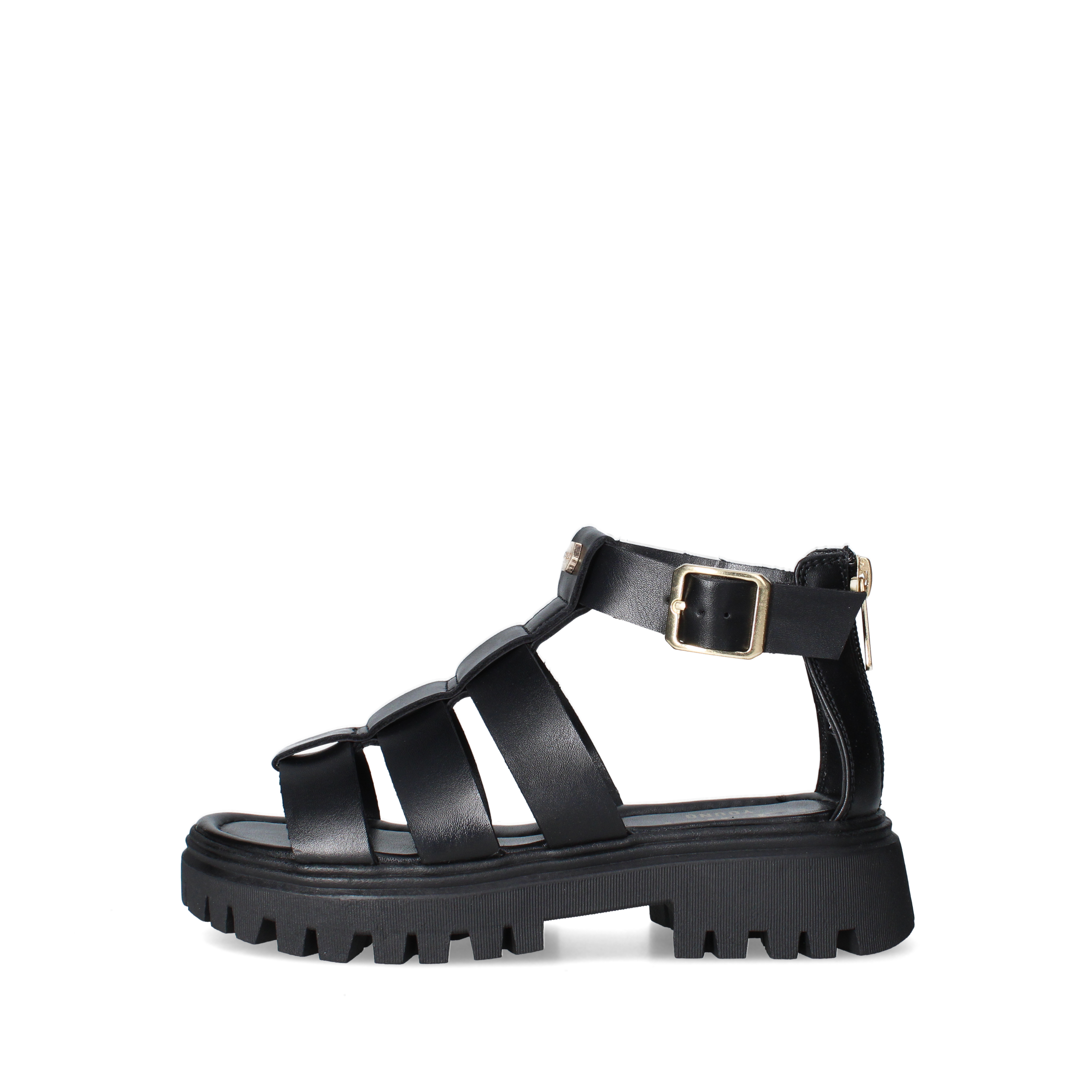 SANDALI T-611 BAMBINA NERO