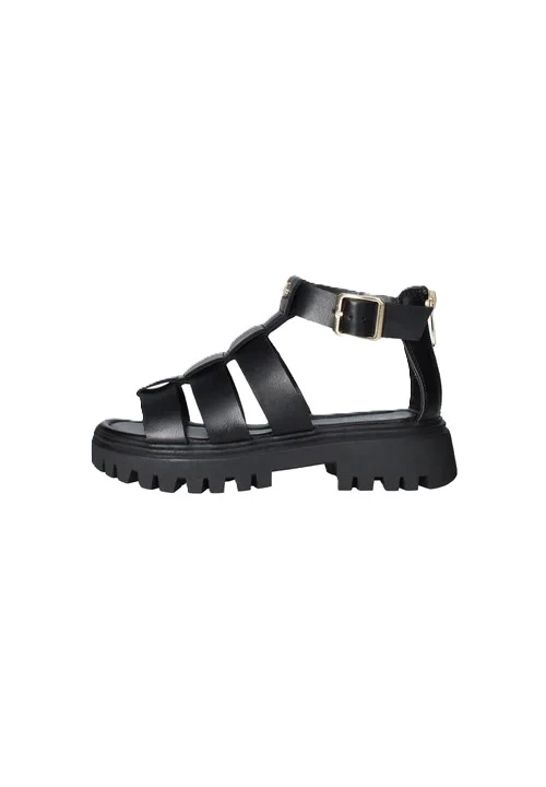 SANDALI T-611-W DONNA NERO