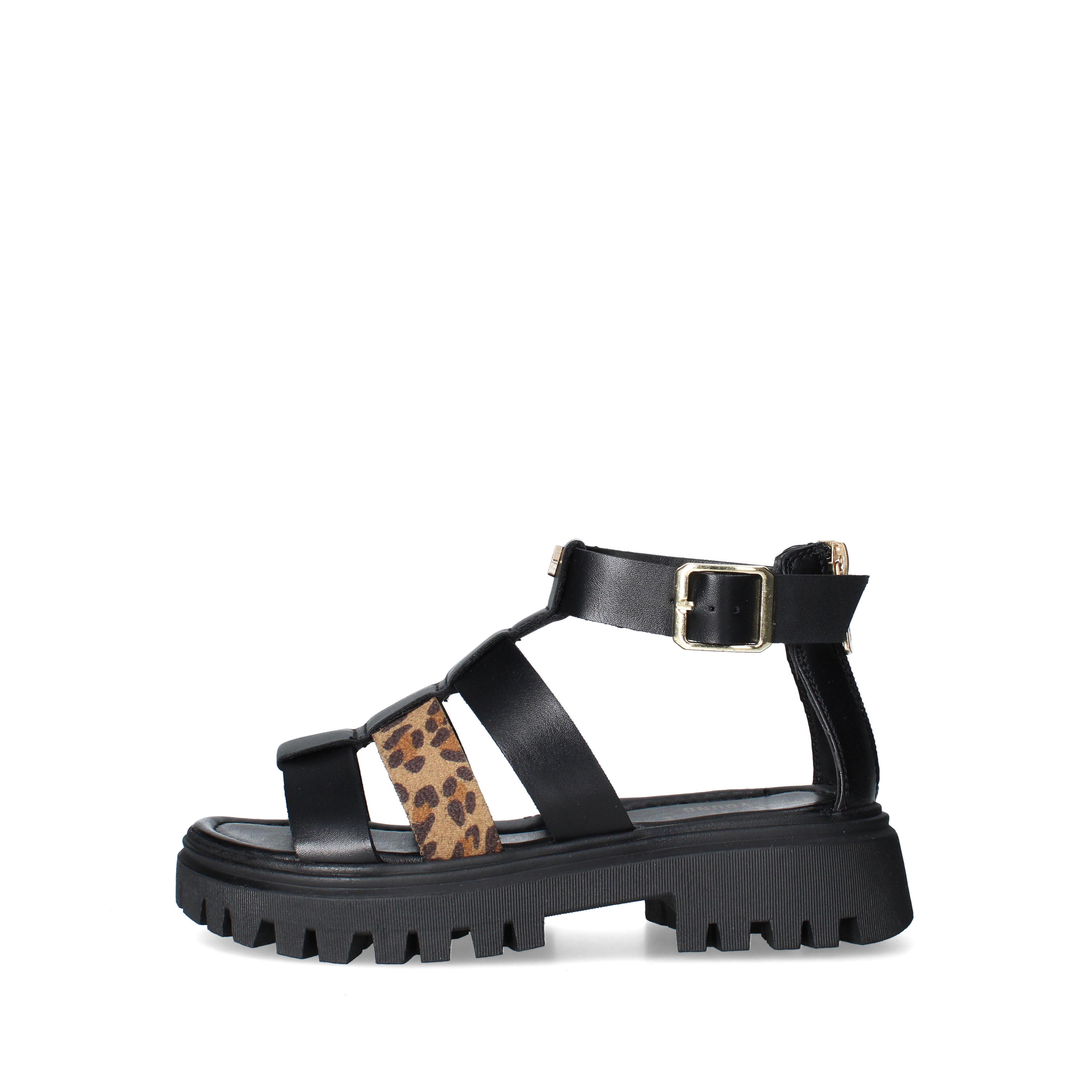 SANDALI T-611 BAMBINA NERO