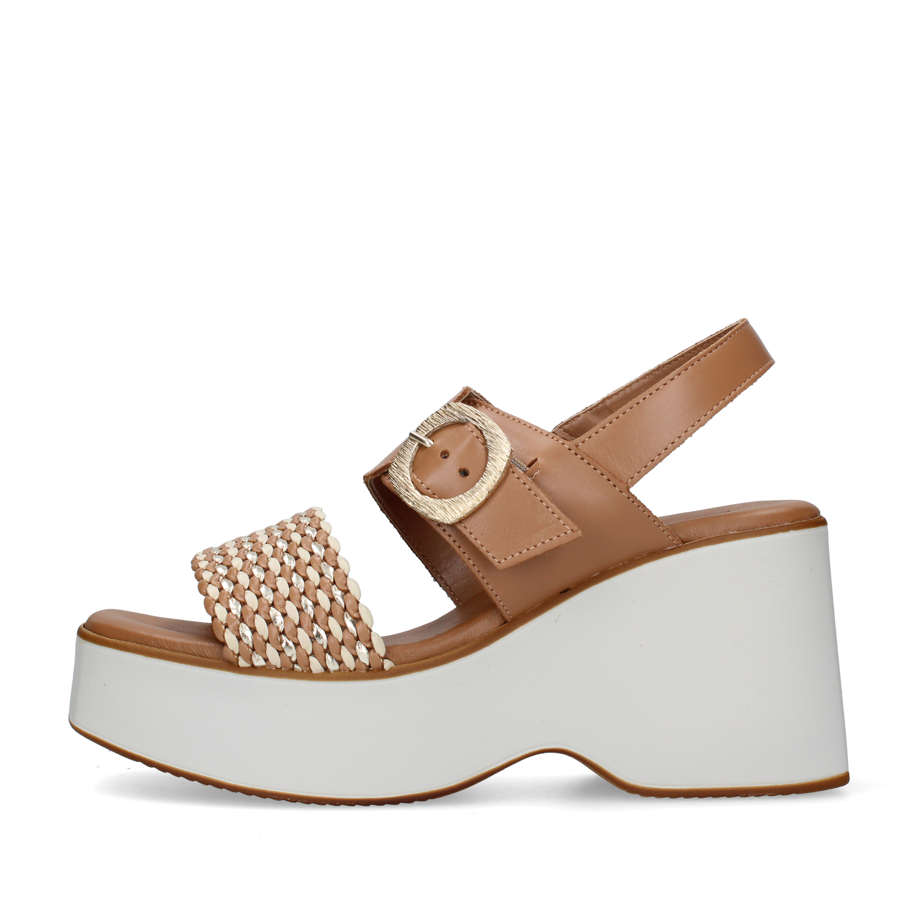 SANDALI TS31437 DONNA MARRONE