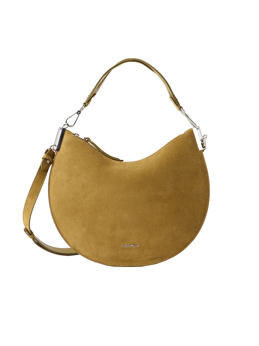 BORSA A SPALLA E1QKG130201 DONNA MARRONE