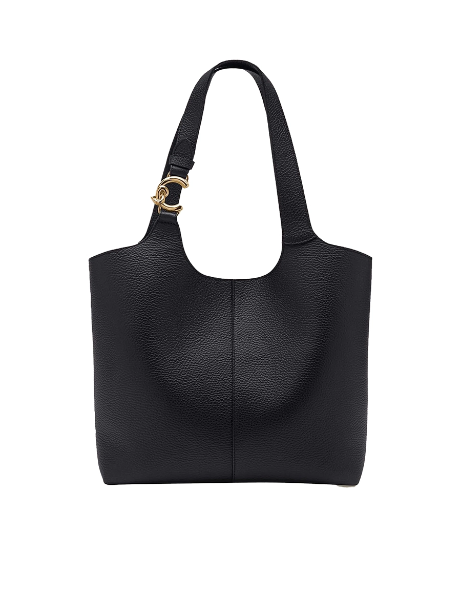 BORSA A SPALLA C-EASY LARGE E1SHA110101 DONNA NERO