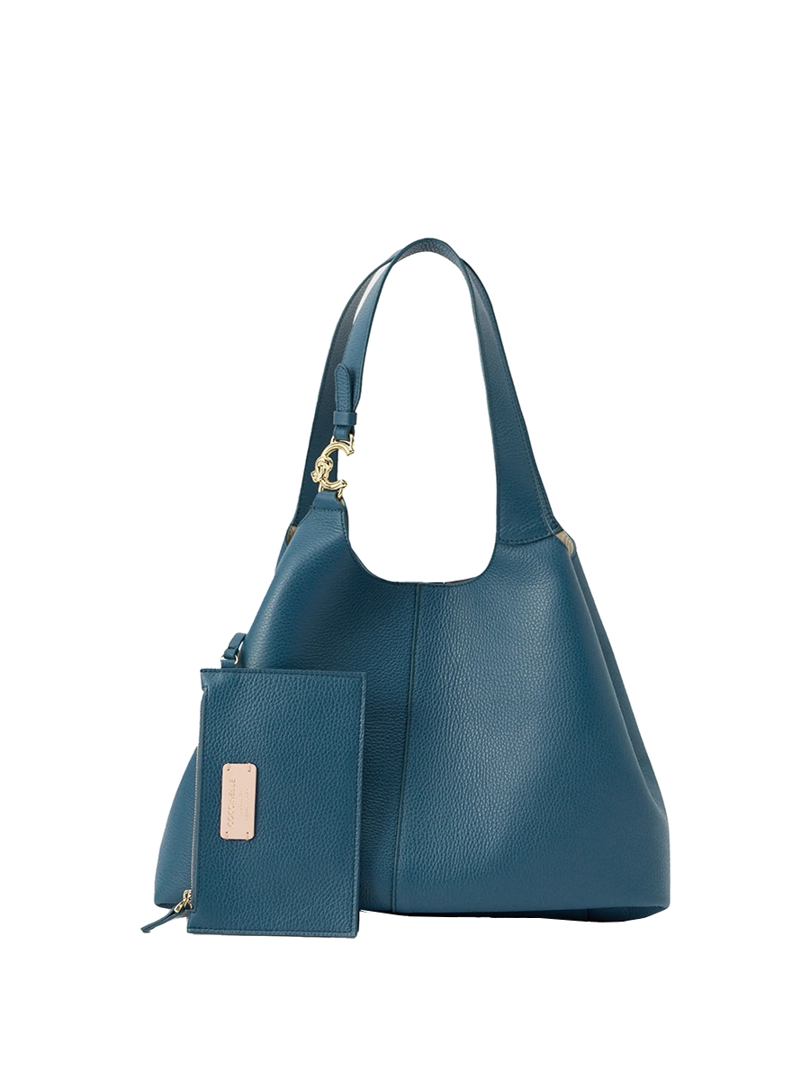 BORSA A SPALLA C-EASY LARGE E1SHA110101 DONNA BLU