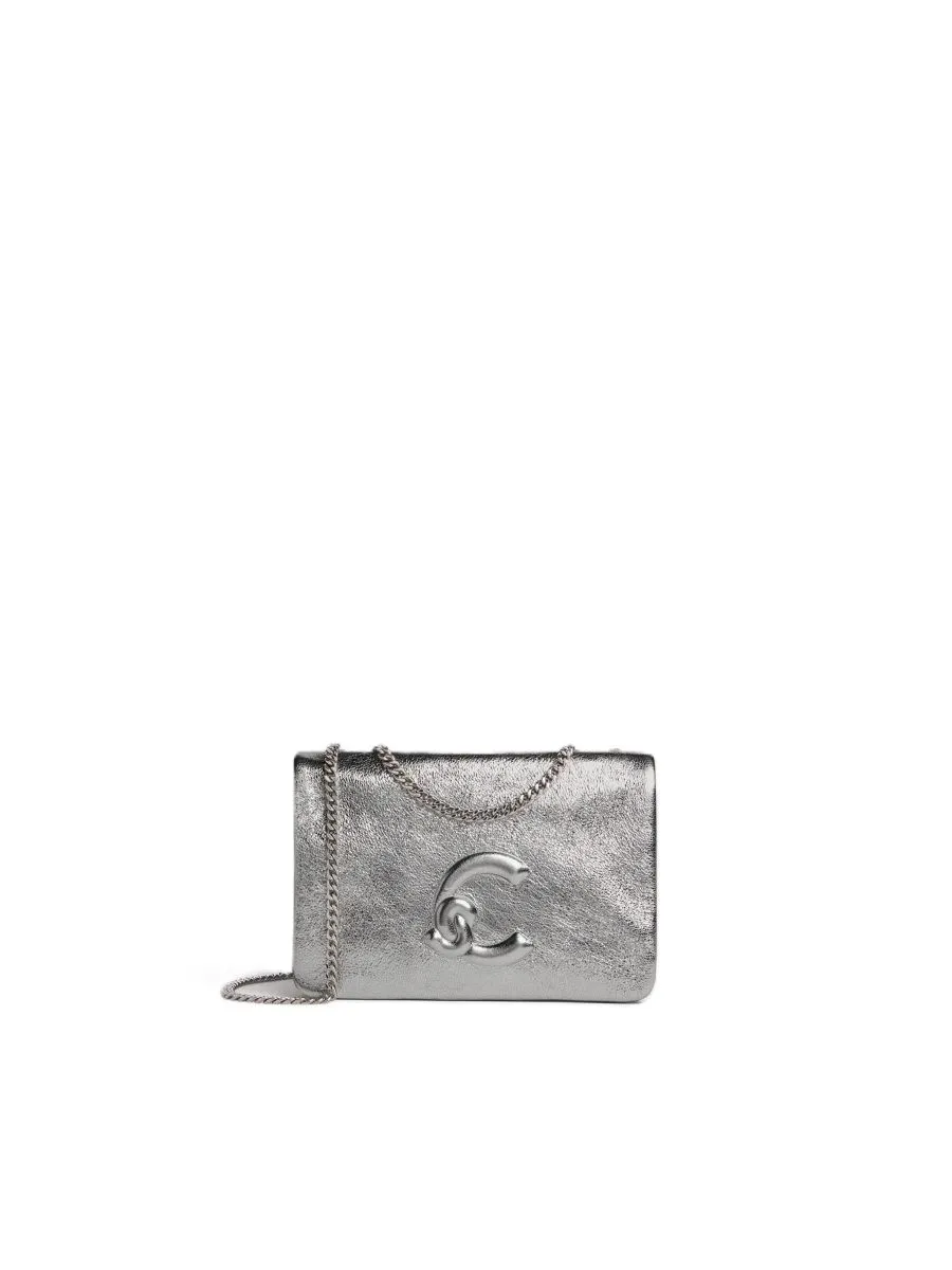 BORSA A SPALLA DULSE MINI E5SS5520101 DONNA ARGENTO