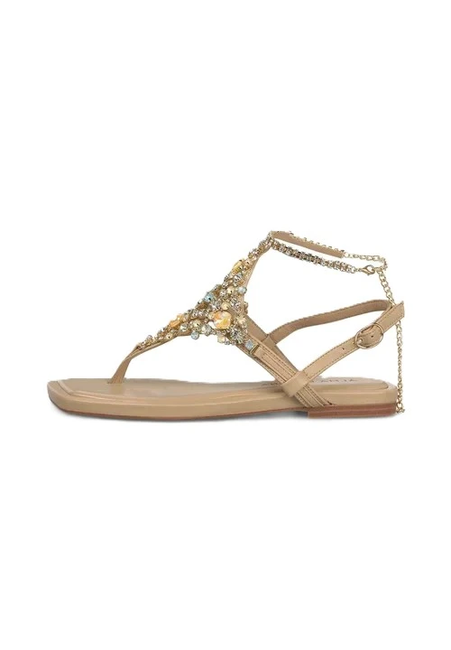 SANDALI V268427 DONNA BEIGE