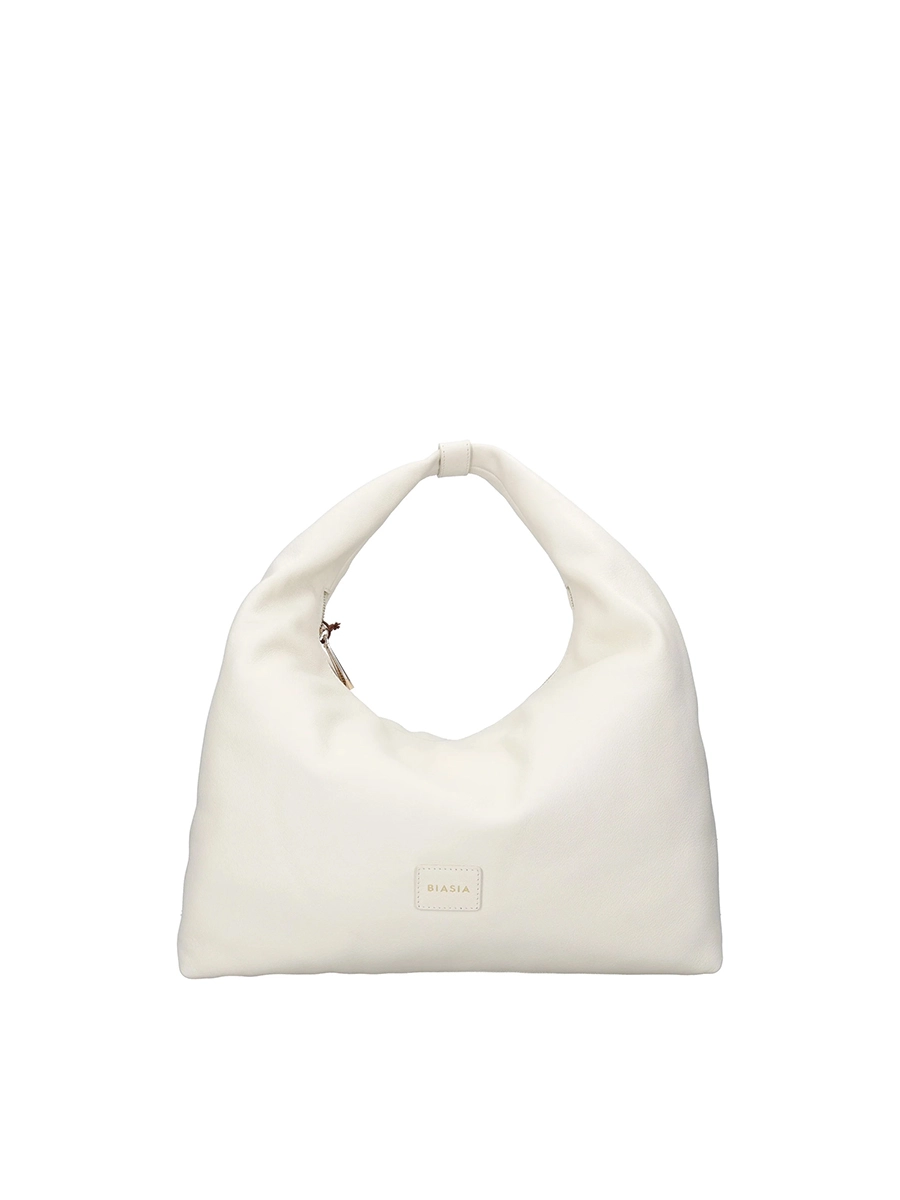 BORSA A SPALLA BIBP9T202G DONNA AVORIO