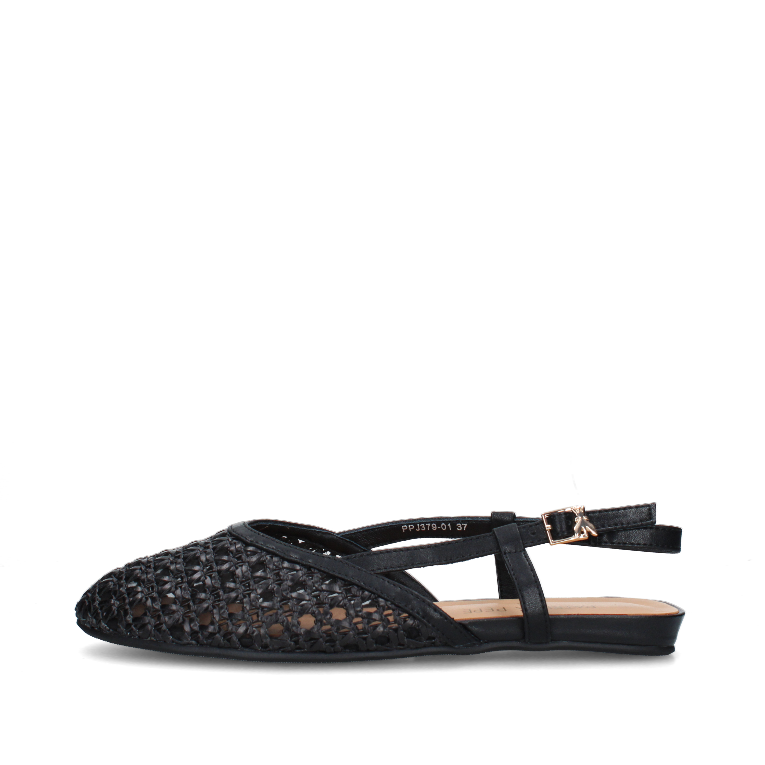 SLINGBACK  PJ379 DONNA NERO