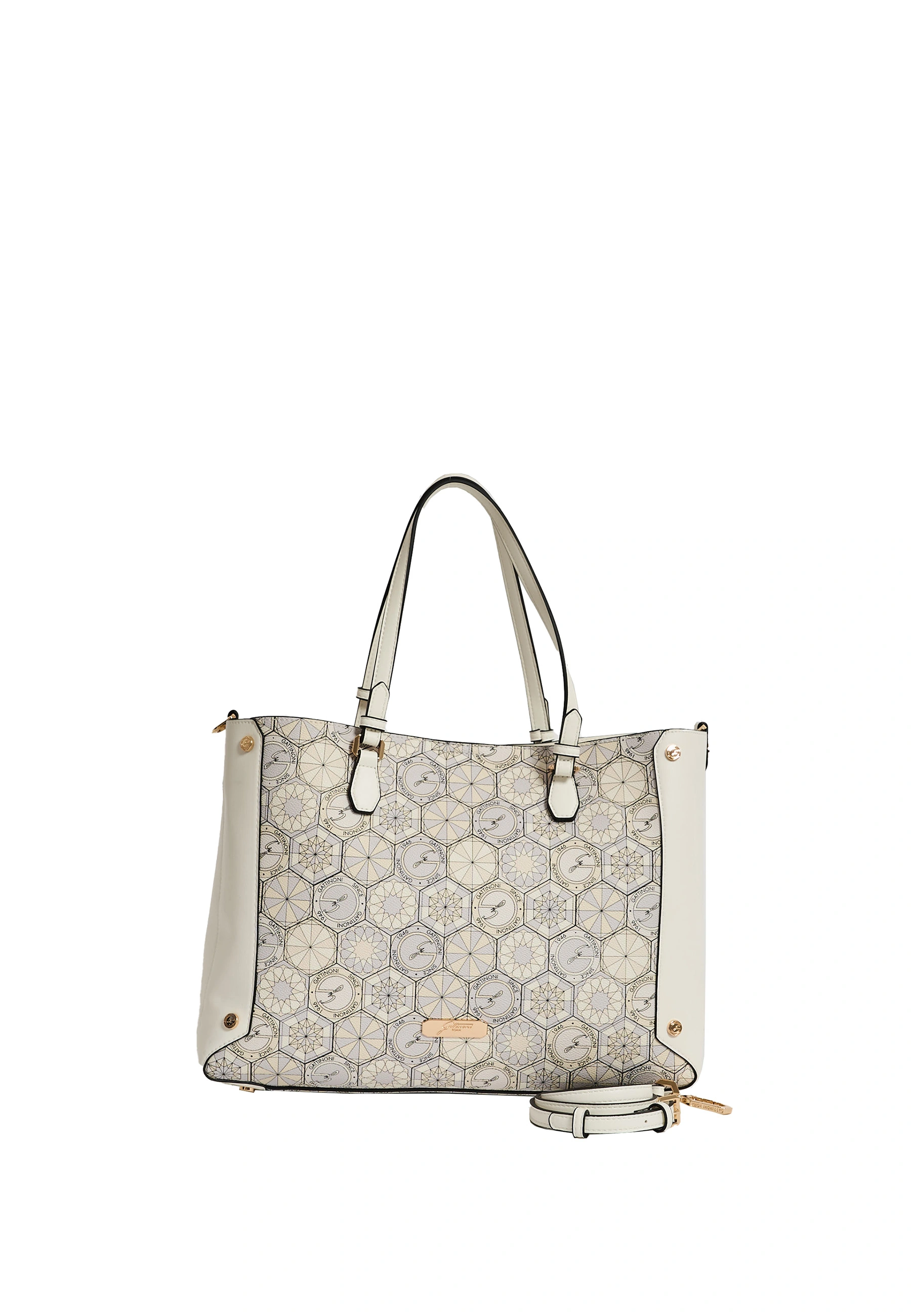 BORSA A SPALLA BENTD8837WZ DONNA BIANCO