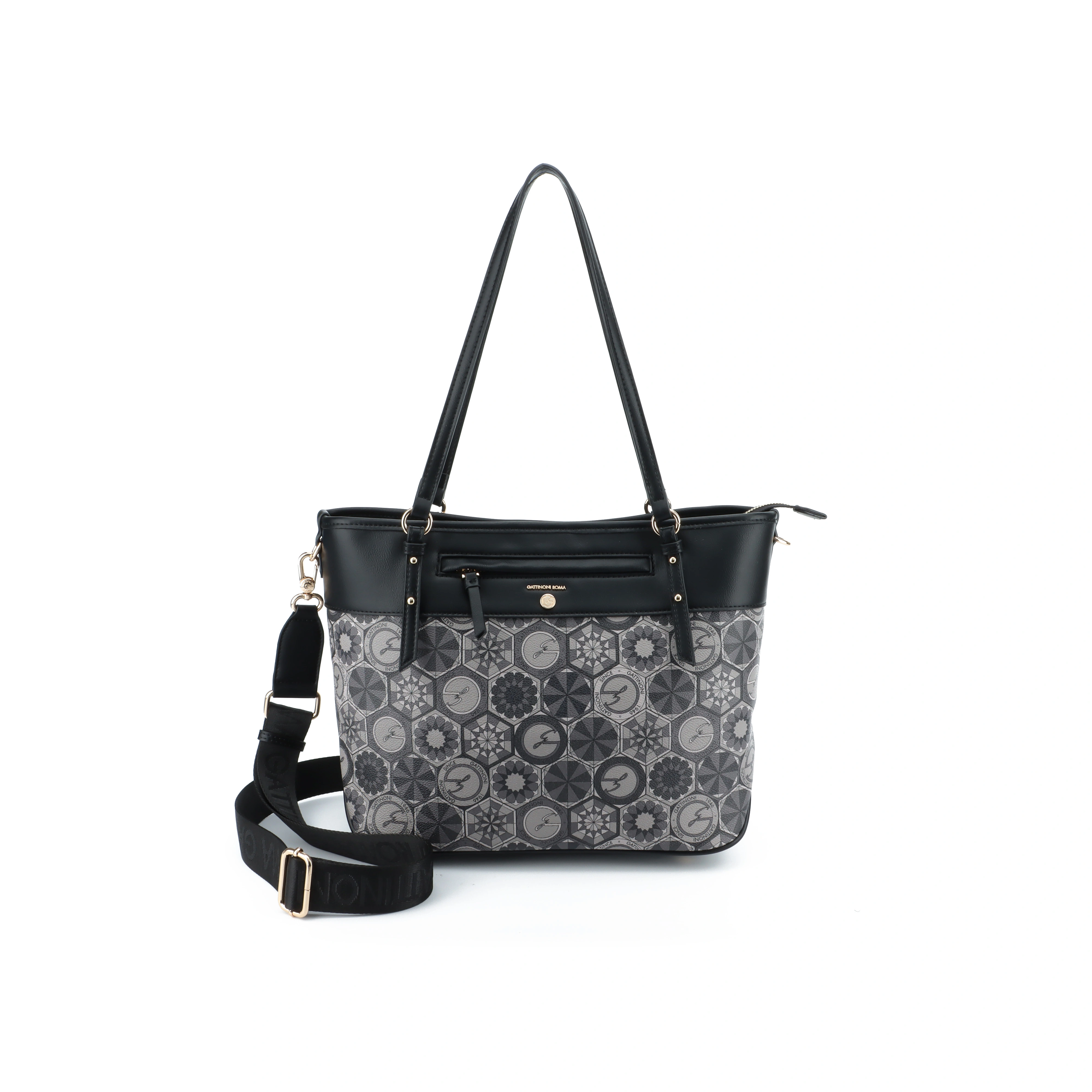 BORSA A SPALLA BENTD8800WZ DONNA GRIGIO