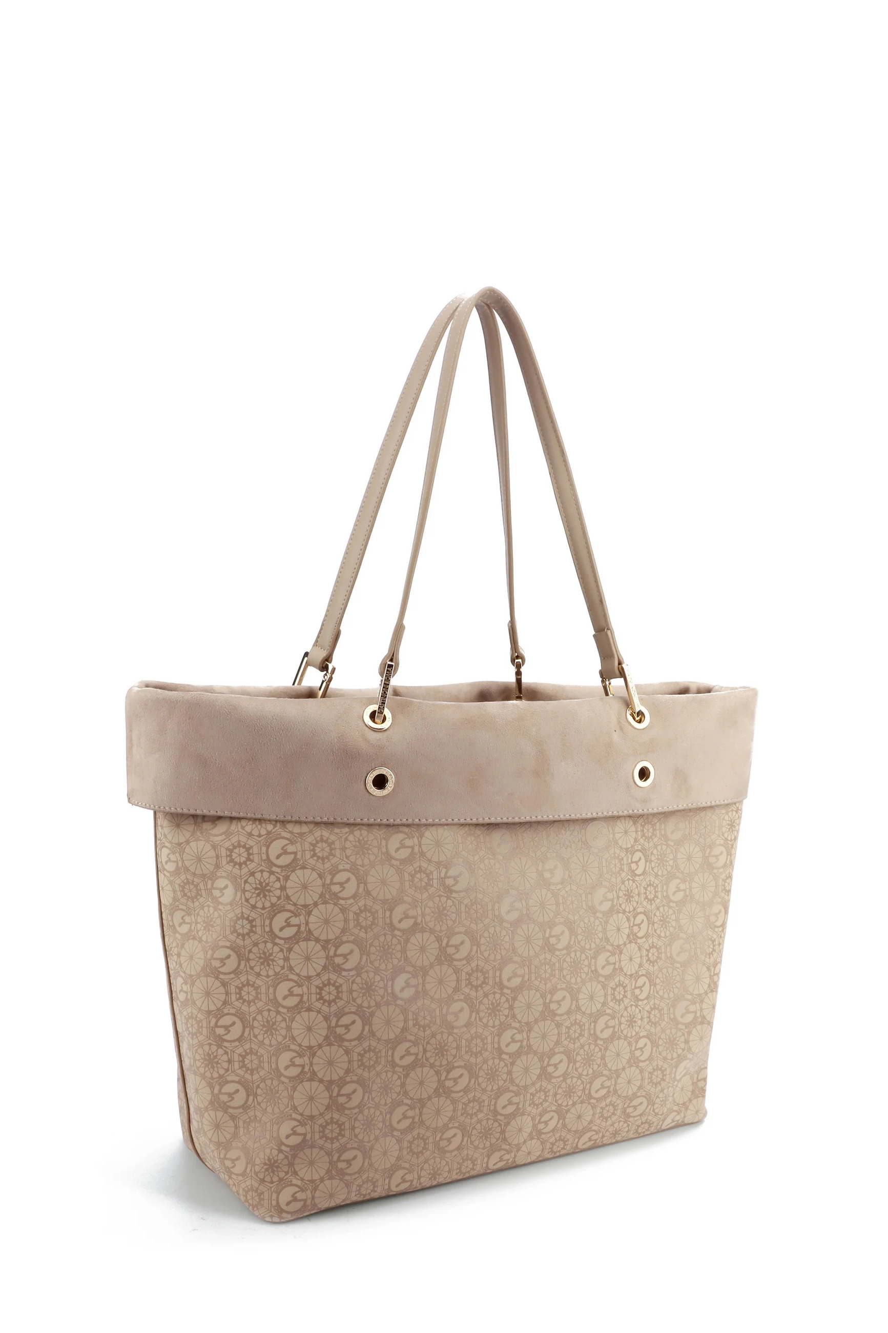 BORSA A SPALLA BENTD8819WV REVERSIBILE DONNA BEIGE