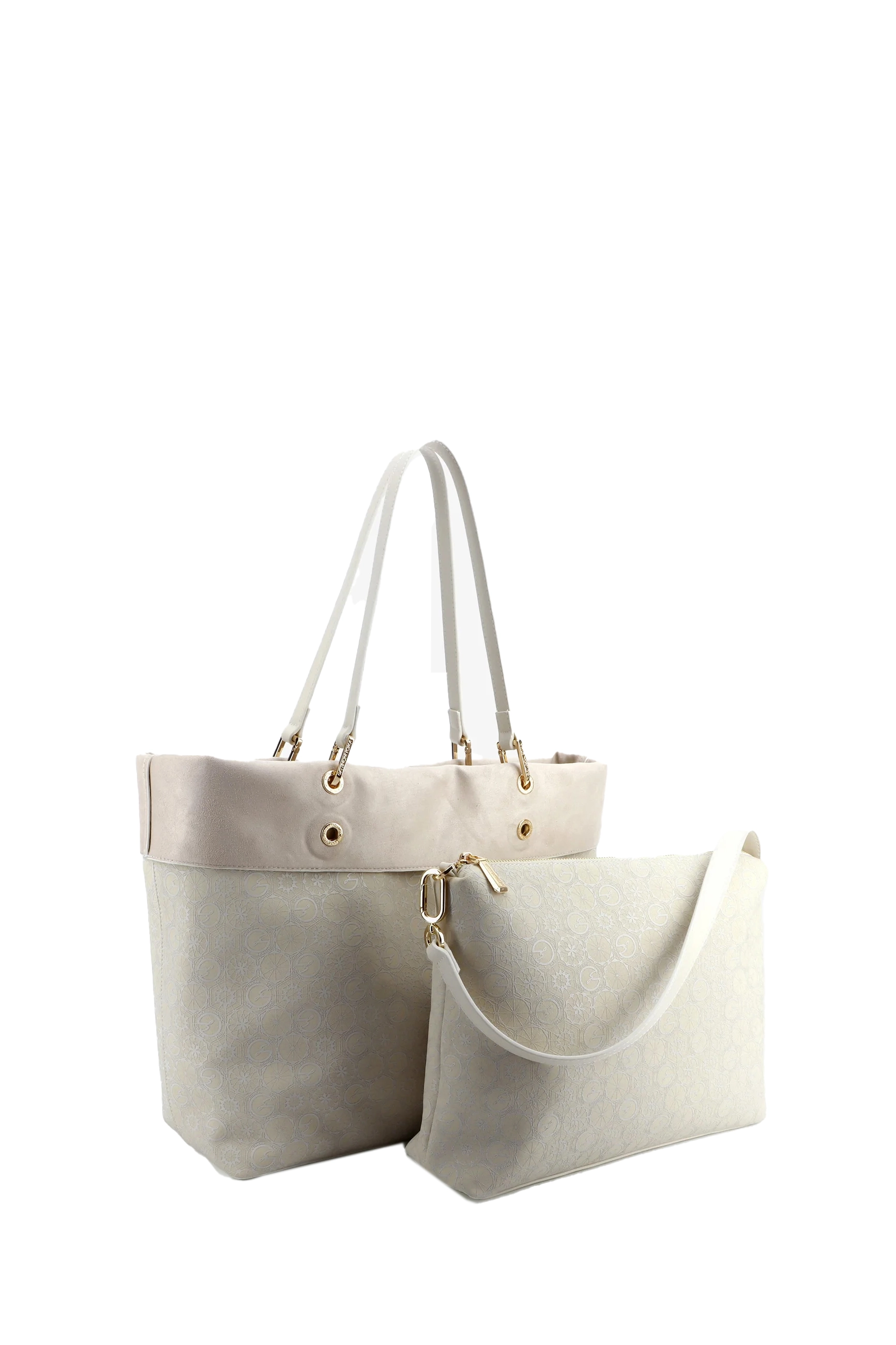 BORSA A SPALLA BENTD8819WV REVERSIBILE DONNA BIANCO