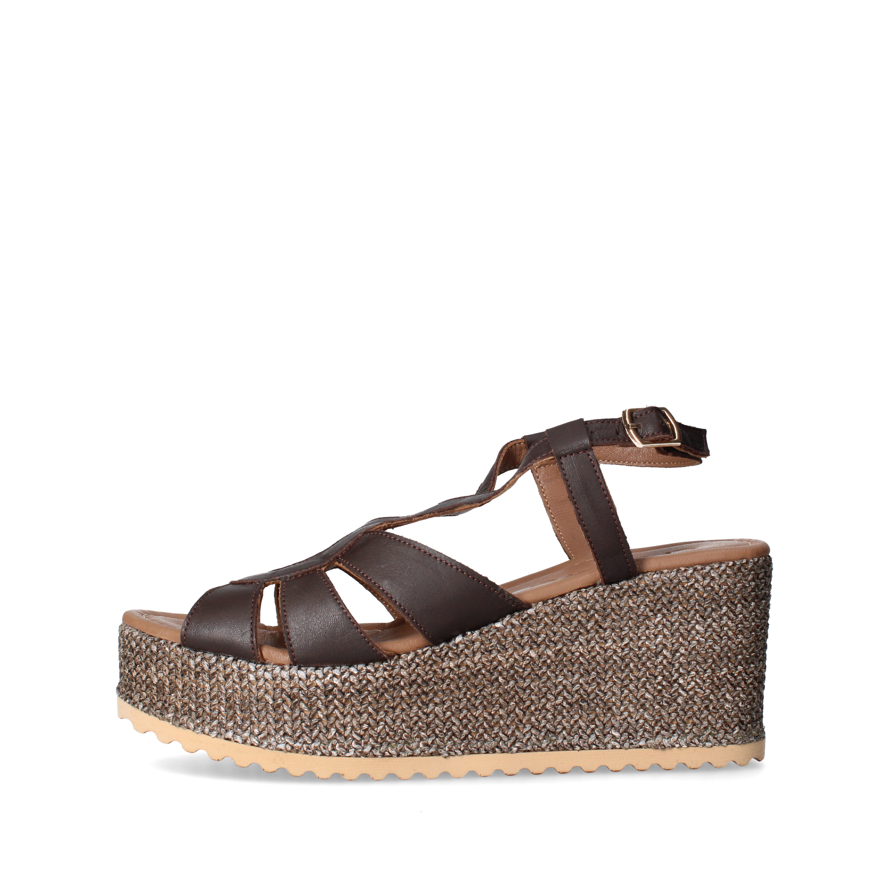 SANDALI WG3001 DONNA MARRONE