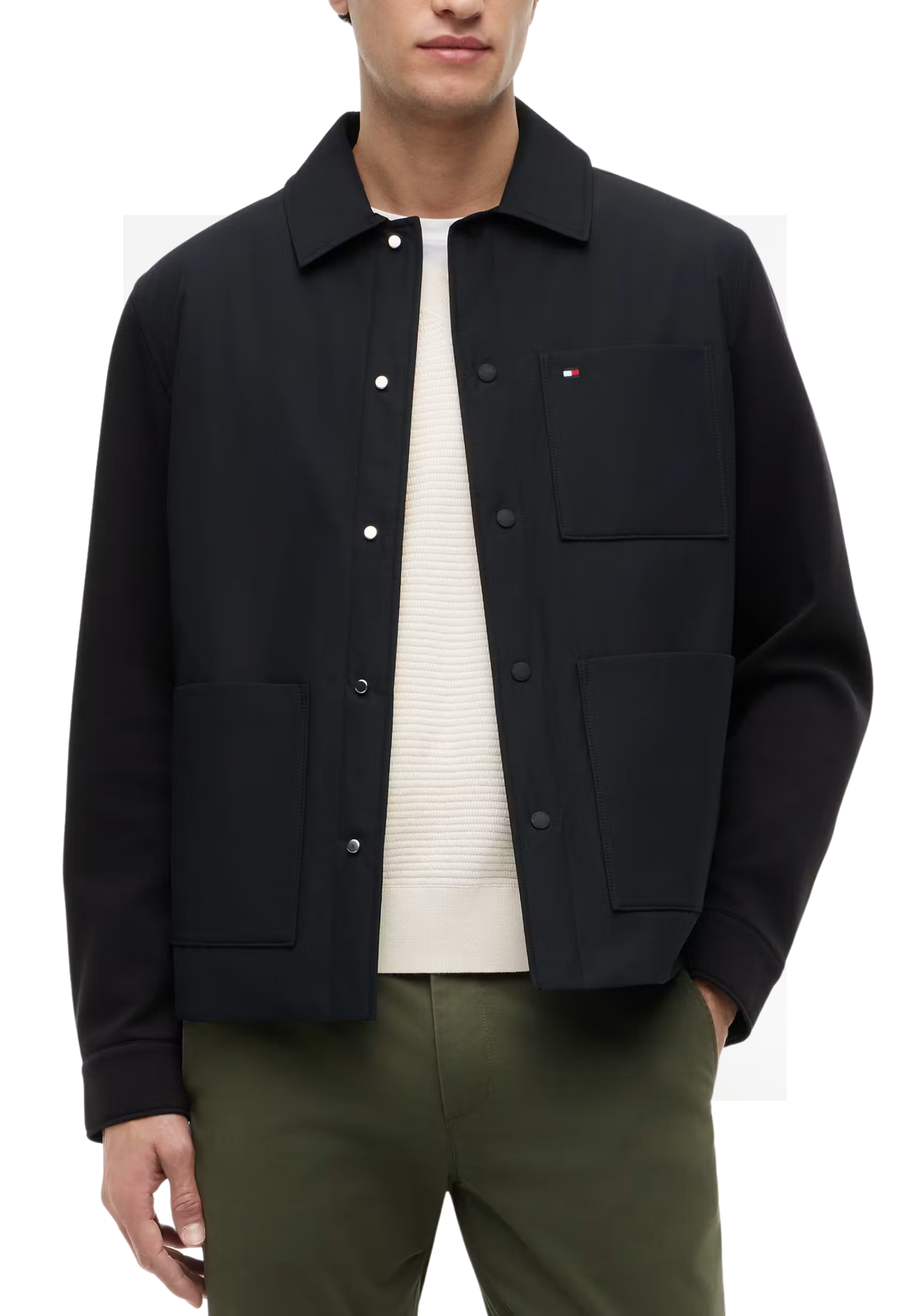 GIACCA CASUAL A TRE TASCHE UOMO NERO