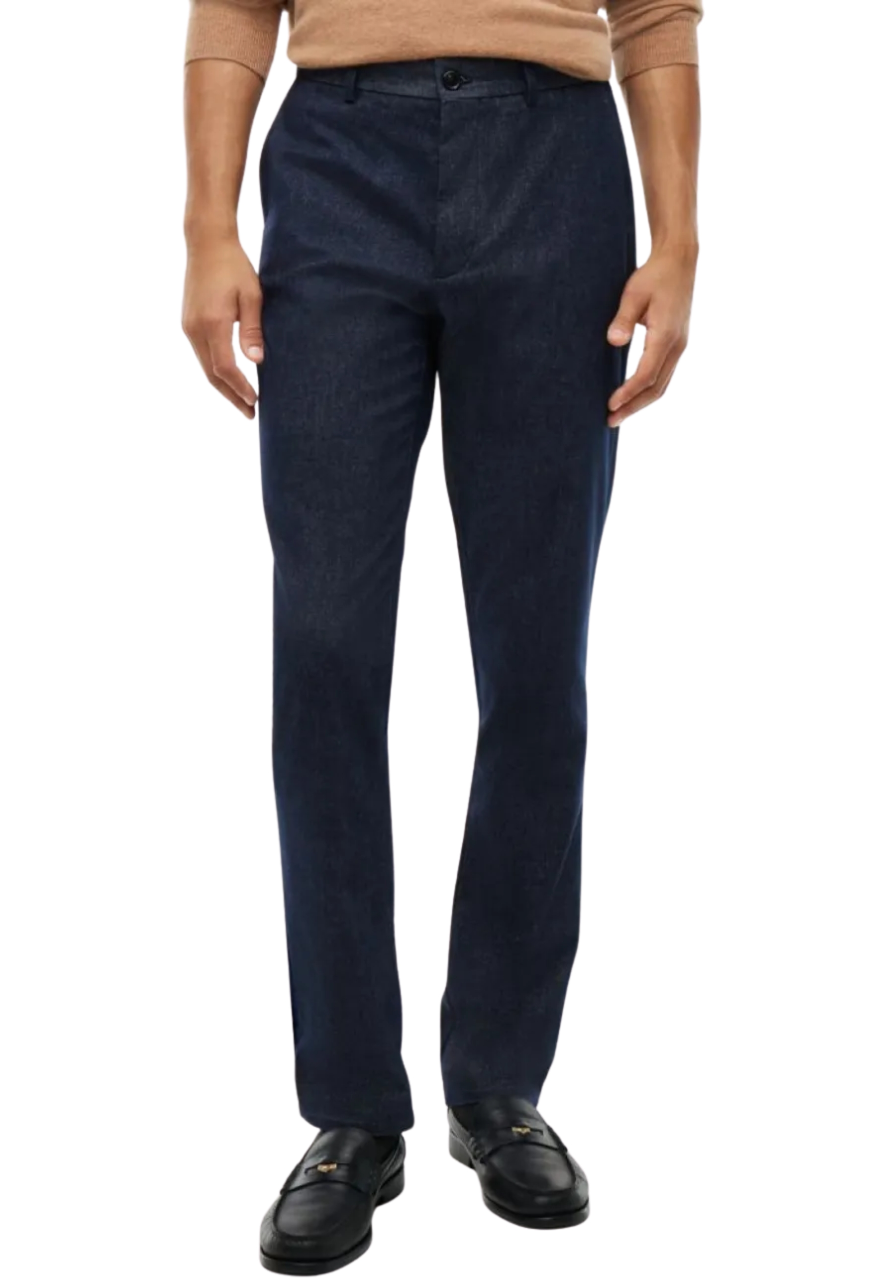 PANTALONI CHINO DRITTI UOMO BLU