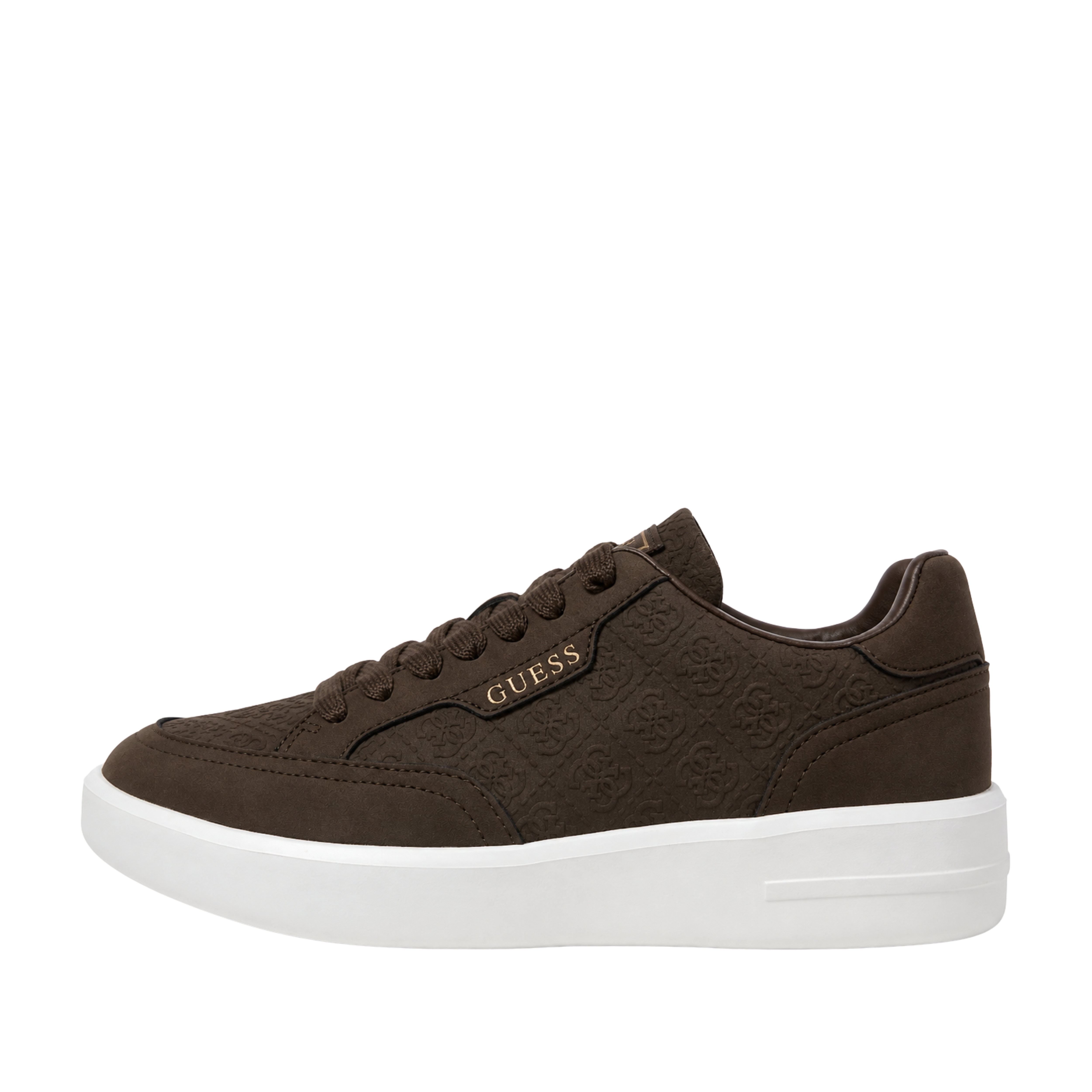 SNEAKERS PLATFORM MONOGRAM EMBOSSED UOMO GRIGIO
