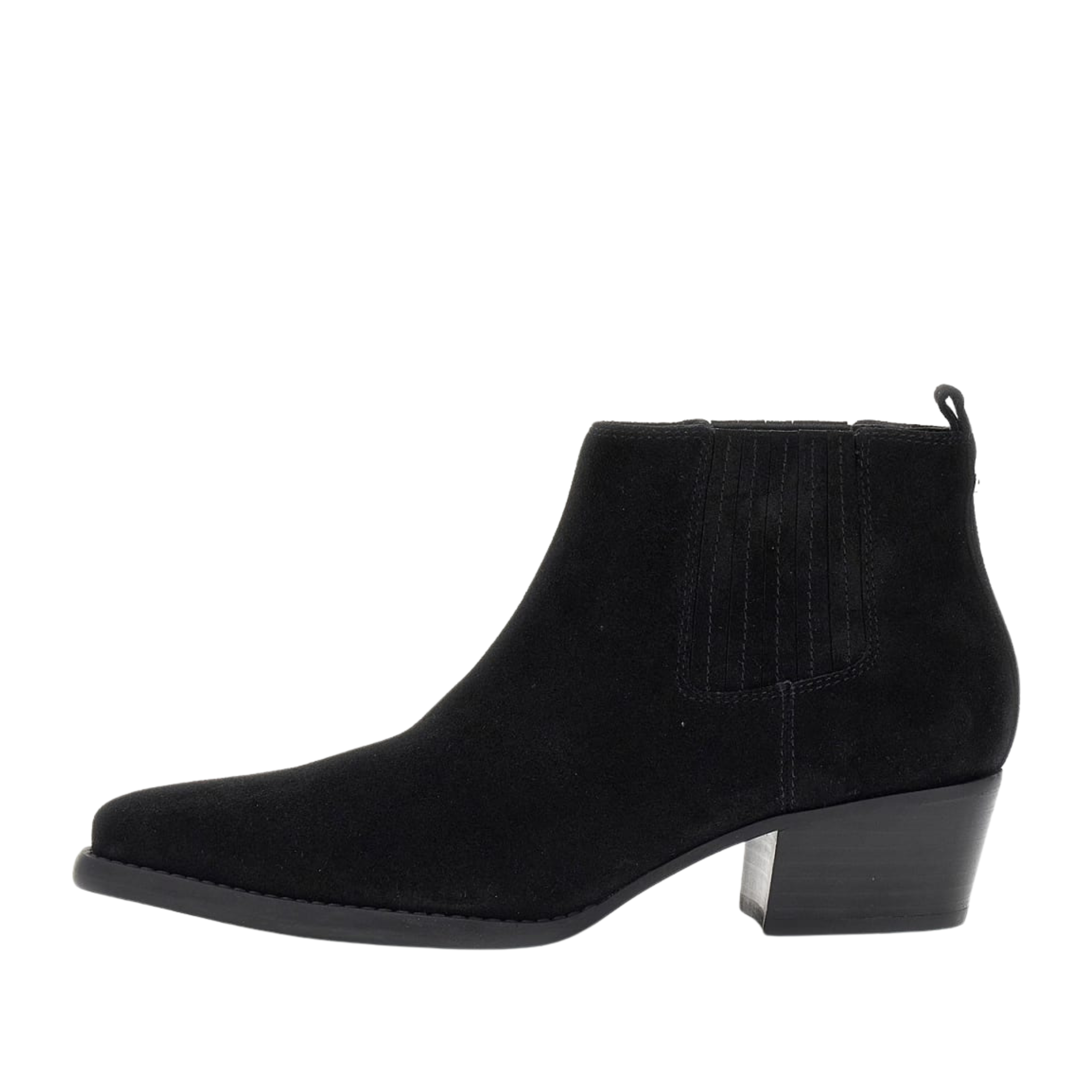 STIVALETTI TACCO BASSO FLTWYISUE10 WESTERN DONNA NERO