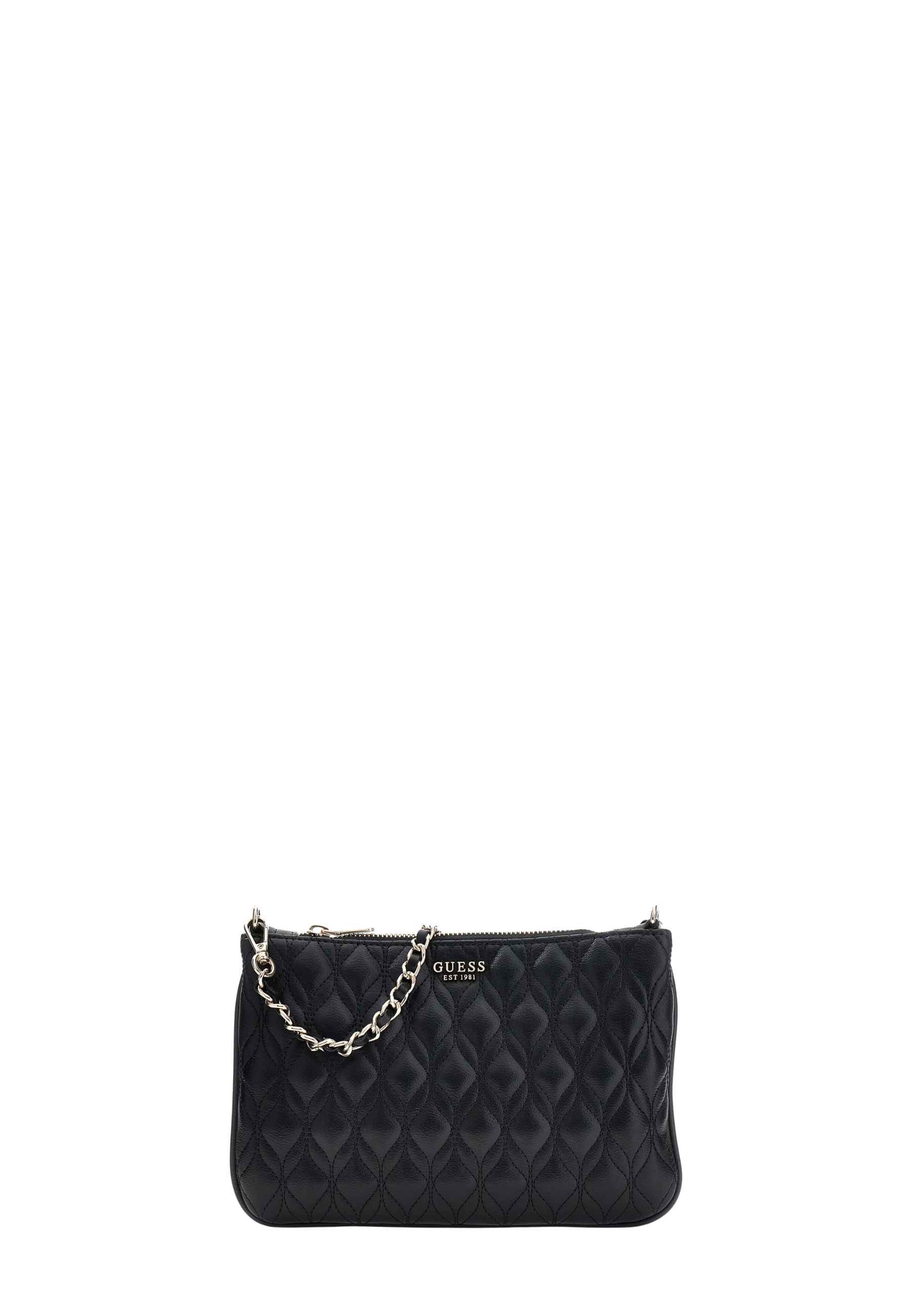 POCHETTE PW7577P6322 TRAPUNTATA CON CATENA DONNA NERO