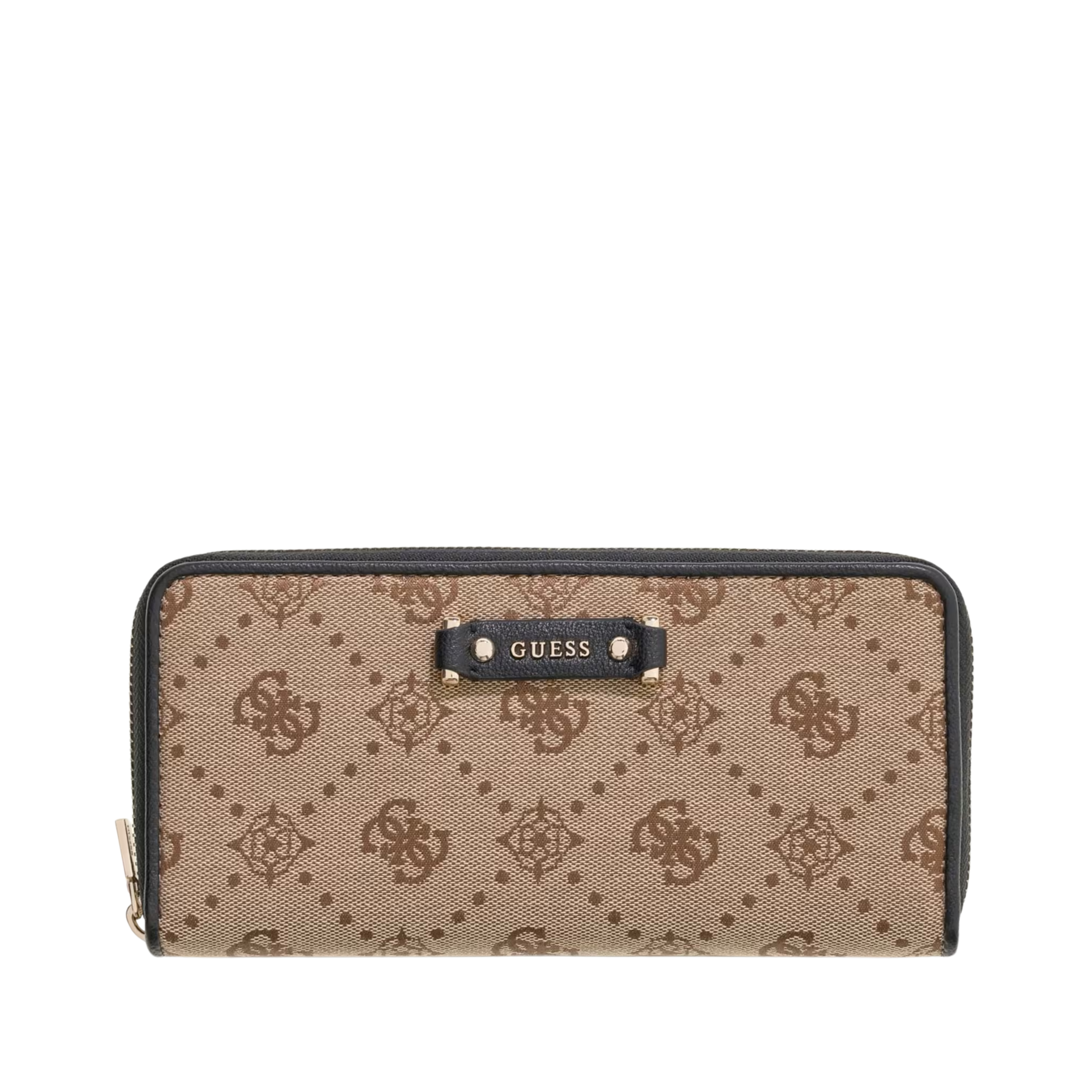 PORTAFOGLIO CON LOGO ALL OVER DONNA BEIGE