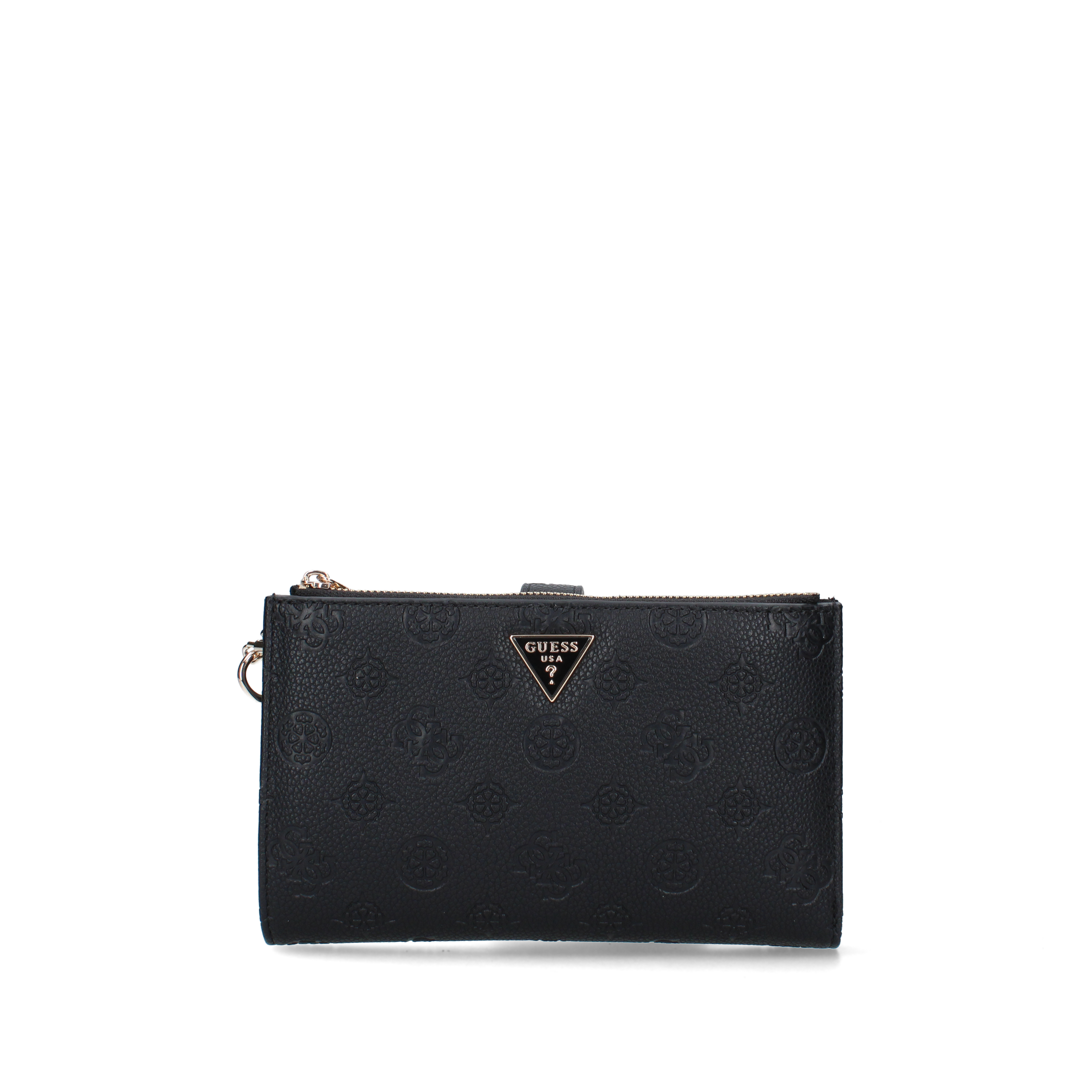 PORTAFOGLIO CON LOGO IMPRESSO DONNA NERO